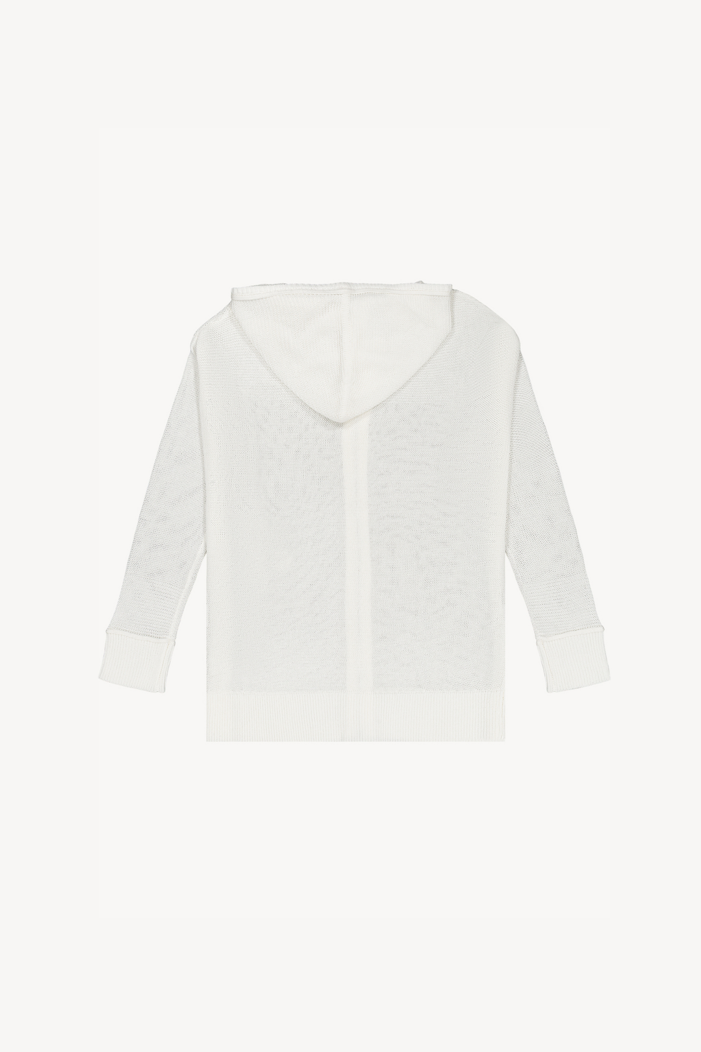 Optical white hooded vest