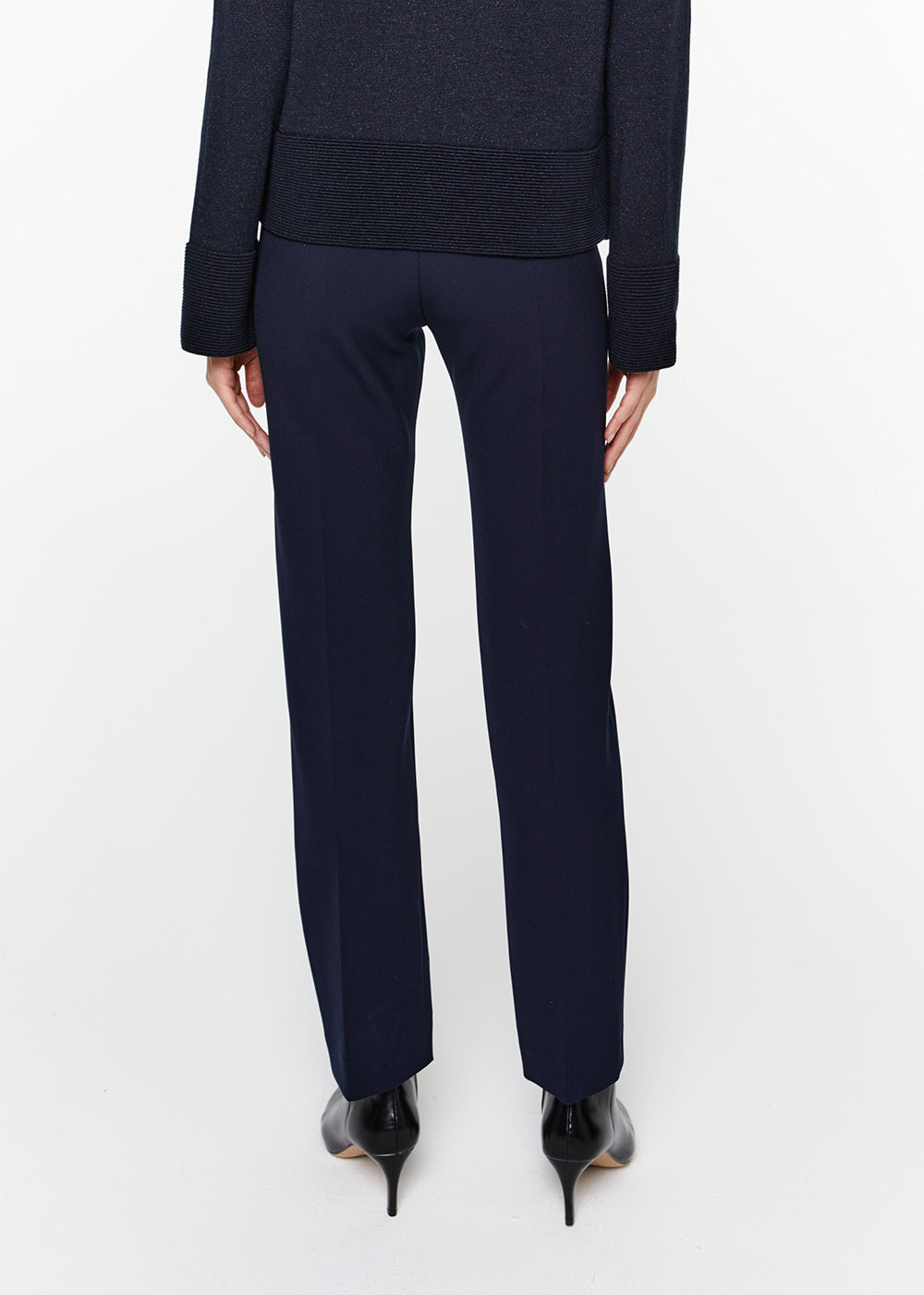 pantalon droit plis