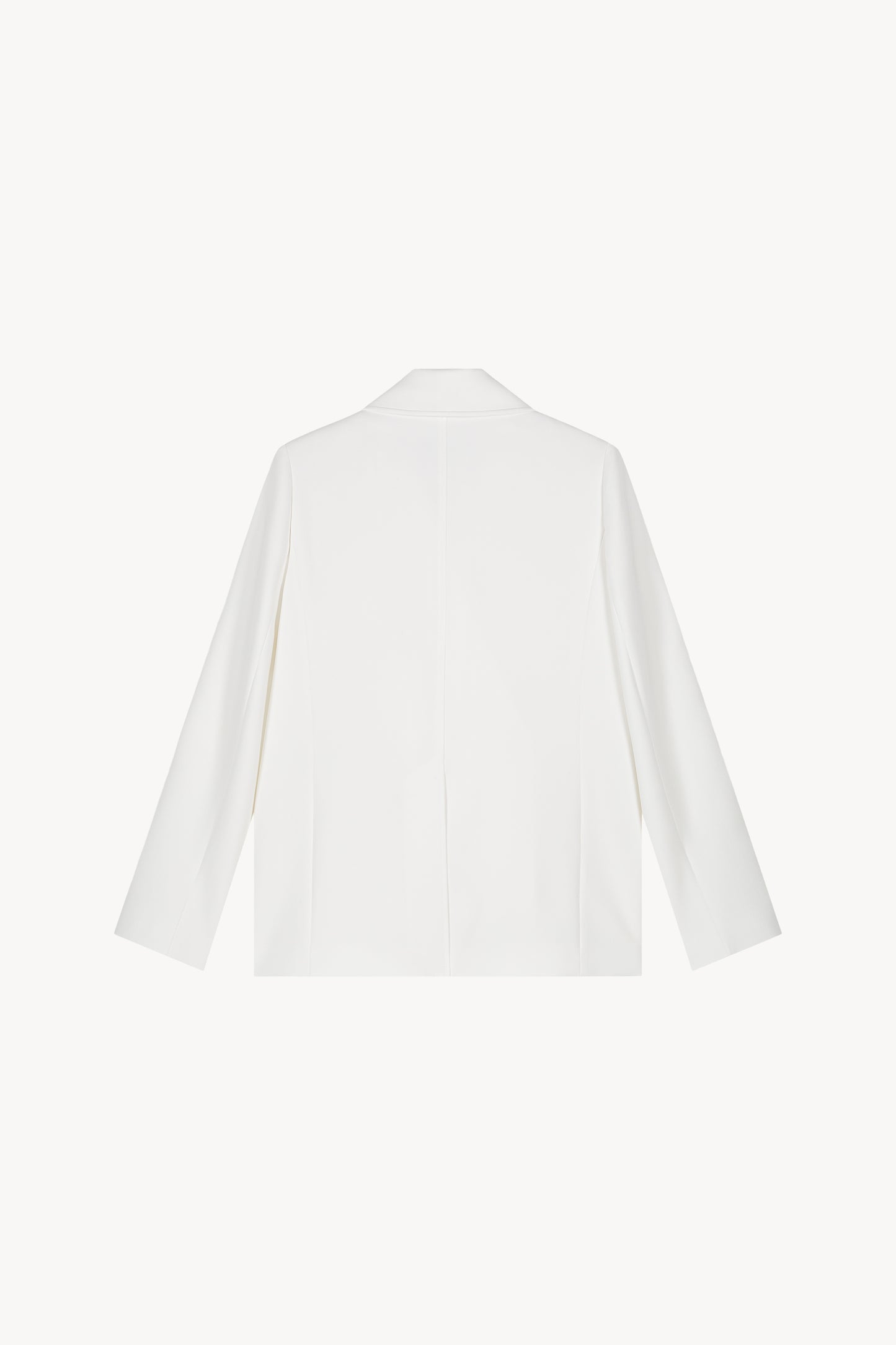 Manteau caban blanc coupe oversize