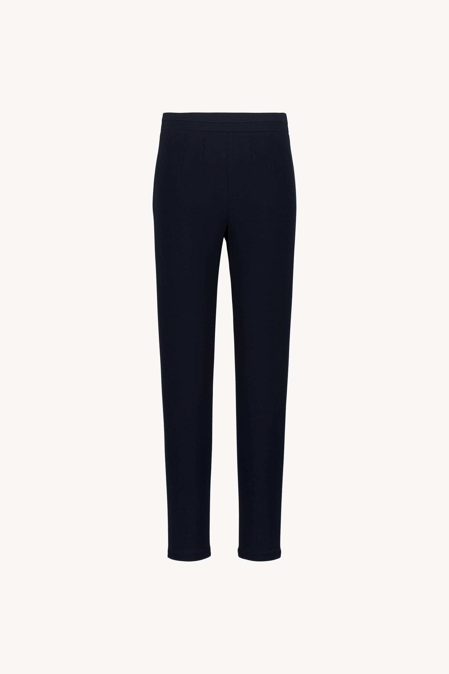 Pantalon marine coupe longue et ajusté