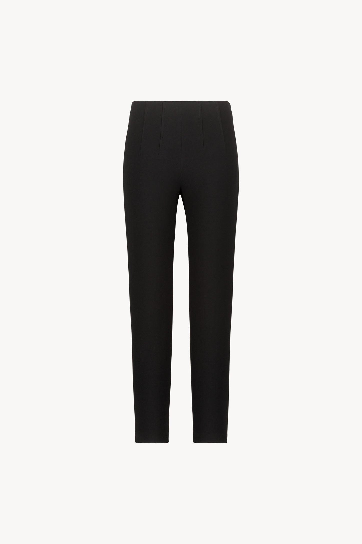 Legging noir sculptant à taille haute avec détail de pince
