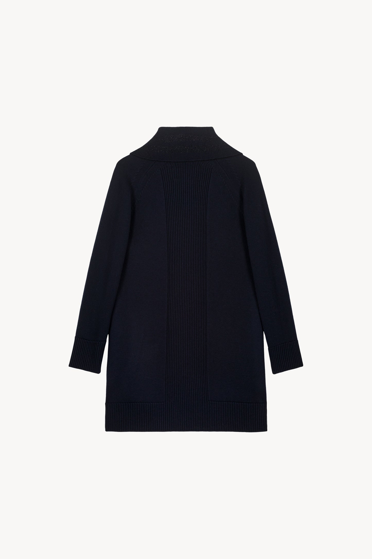 Manteau à revers ouverts marine