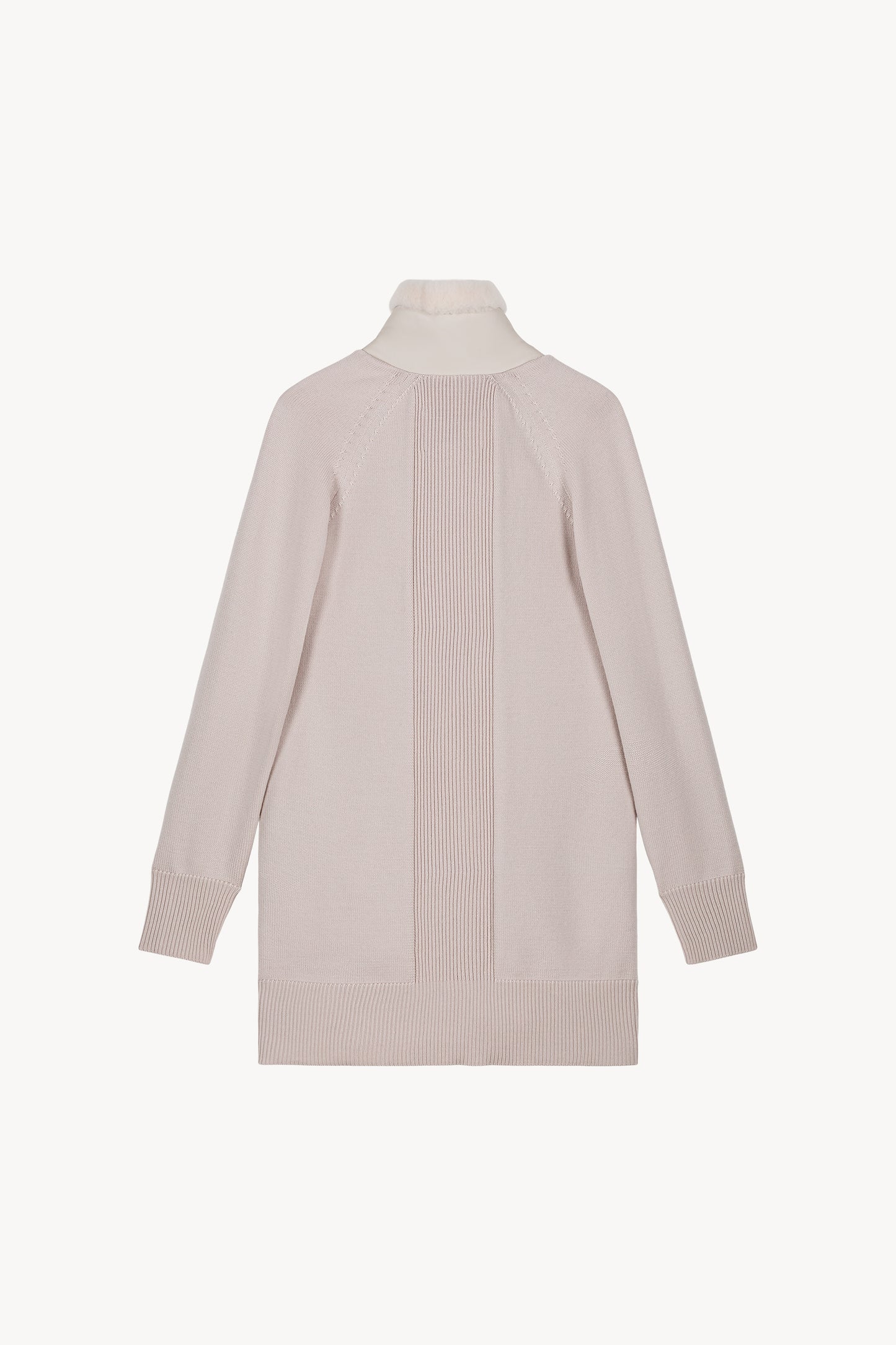 Manteau long aviateur beton