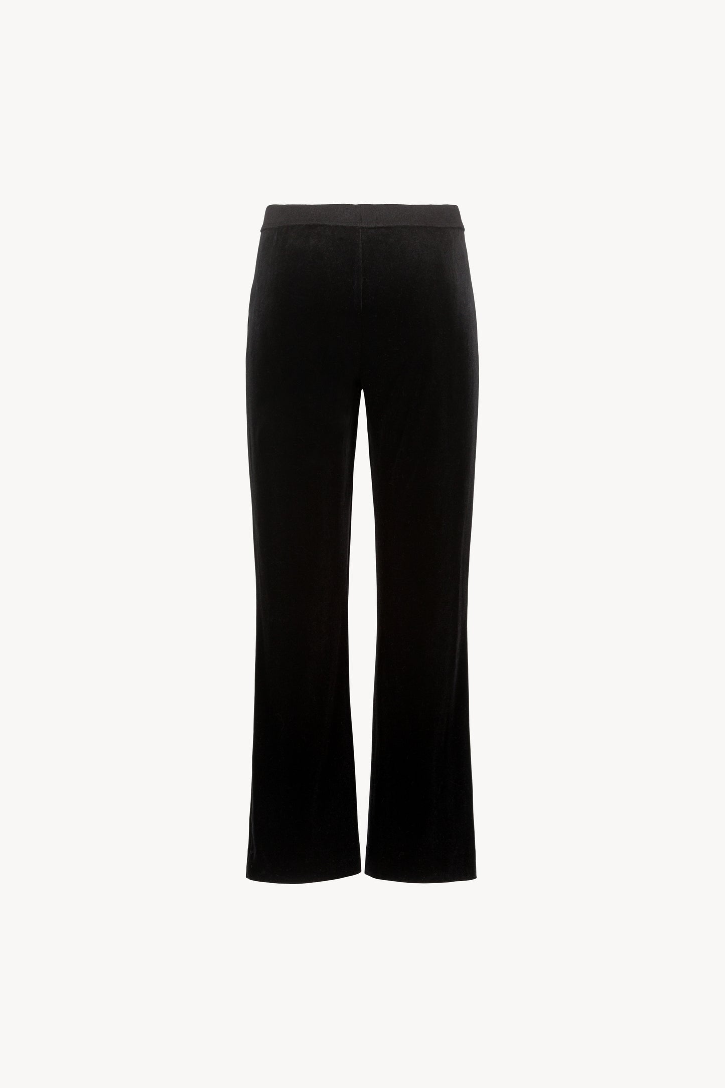 Pantalon court en velours noir