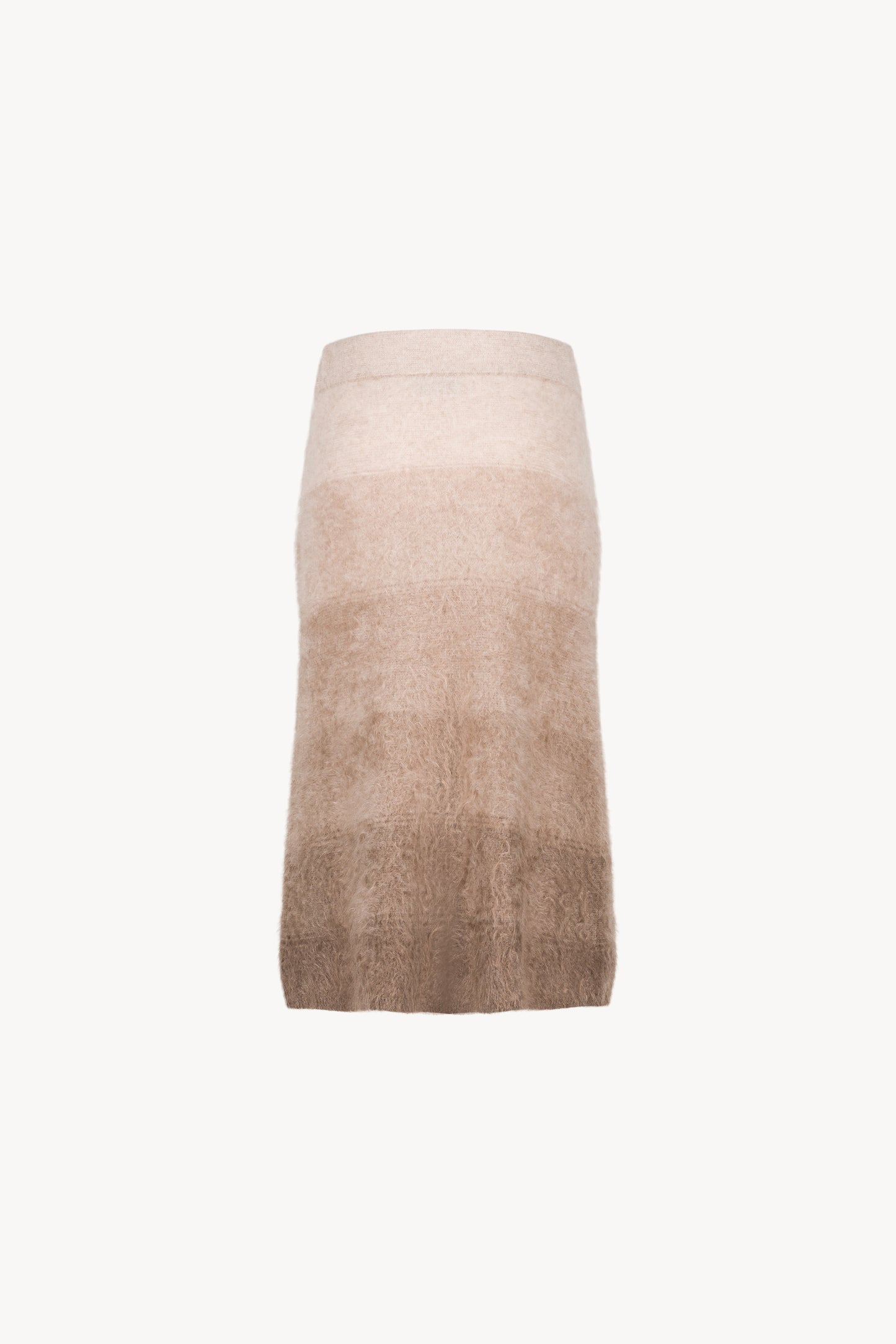 Jupe midi tie and dye taupe moyen