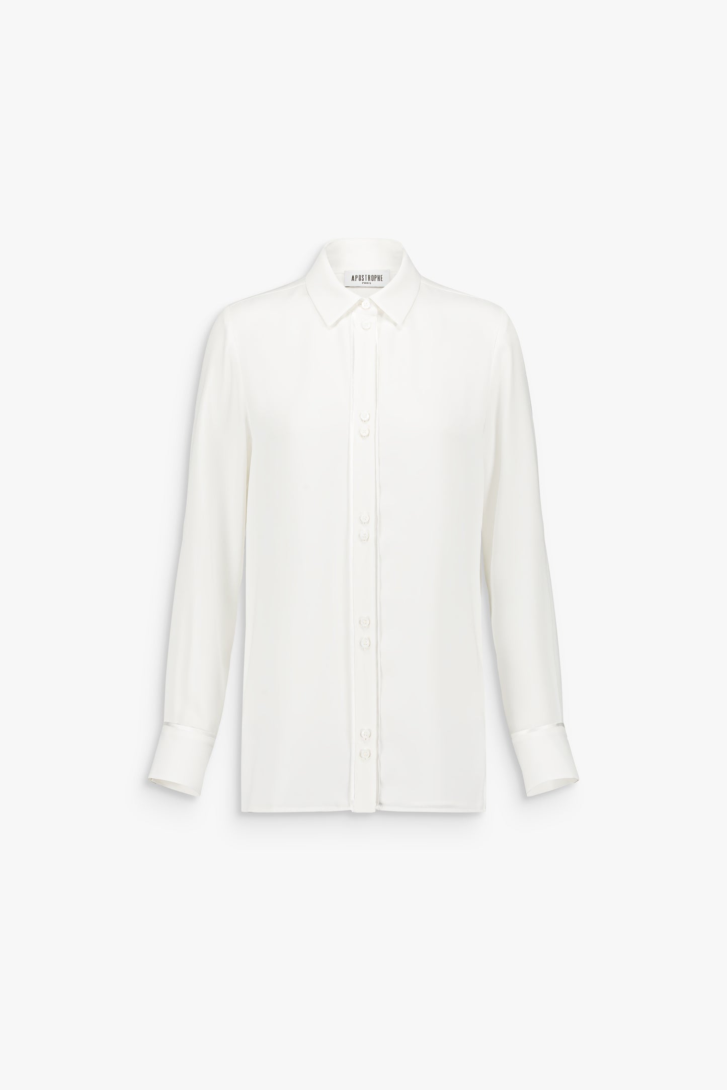 Off-white shirt with rounded edges