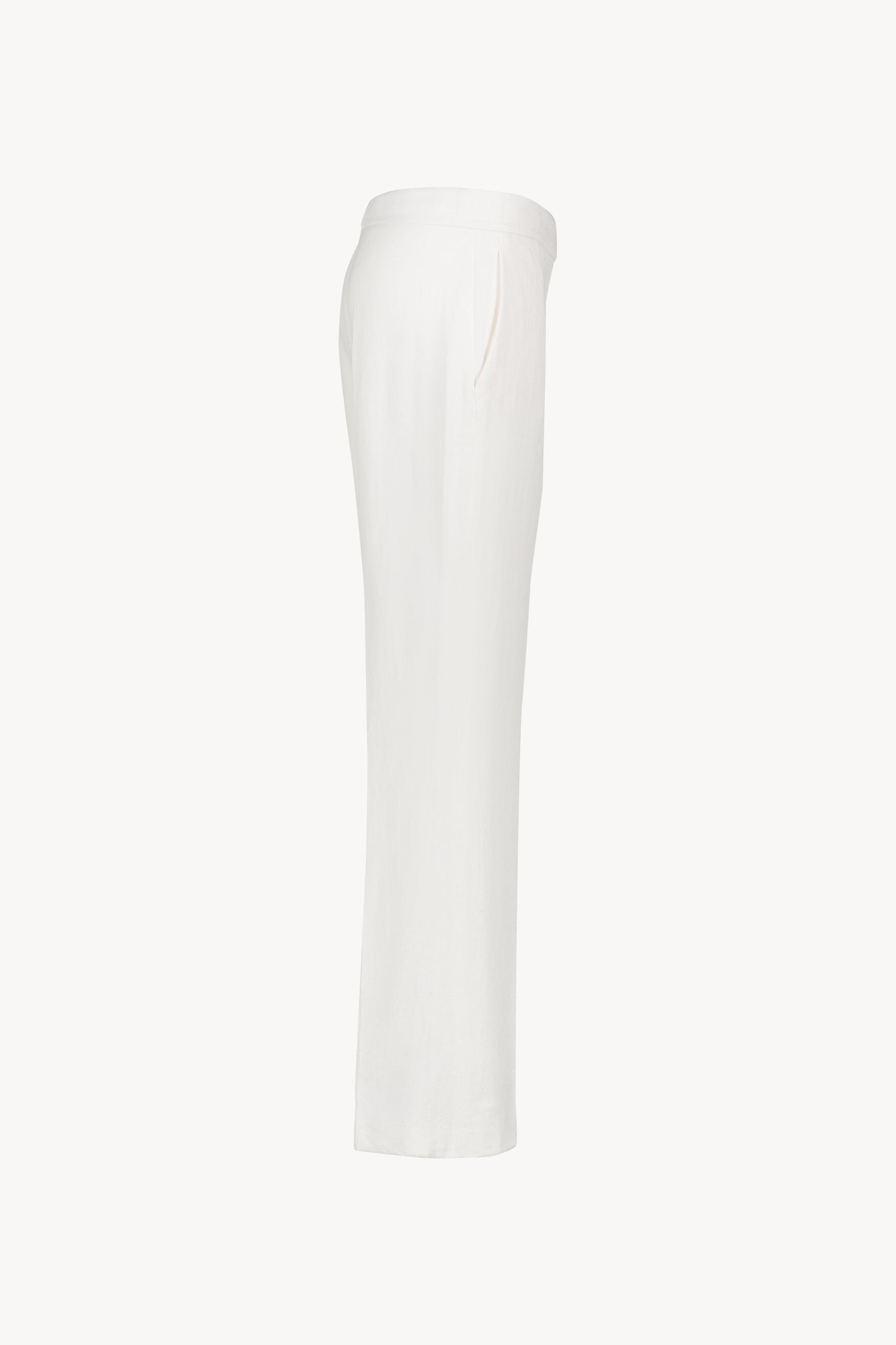 Pantalon en lin blanc