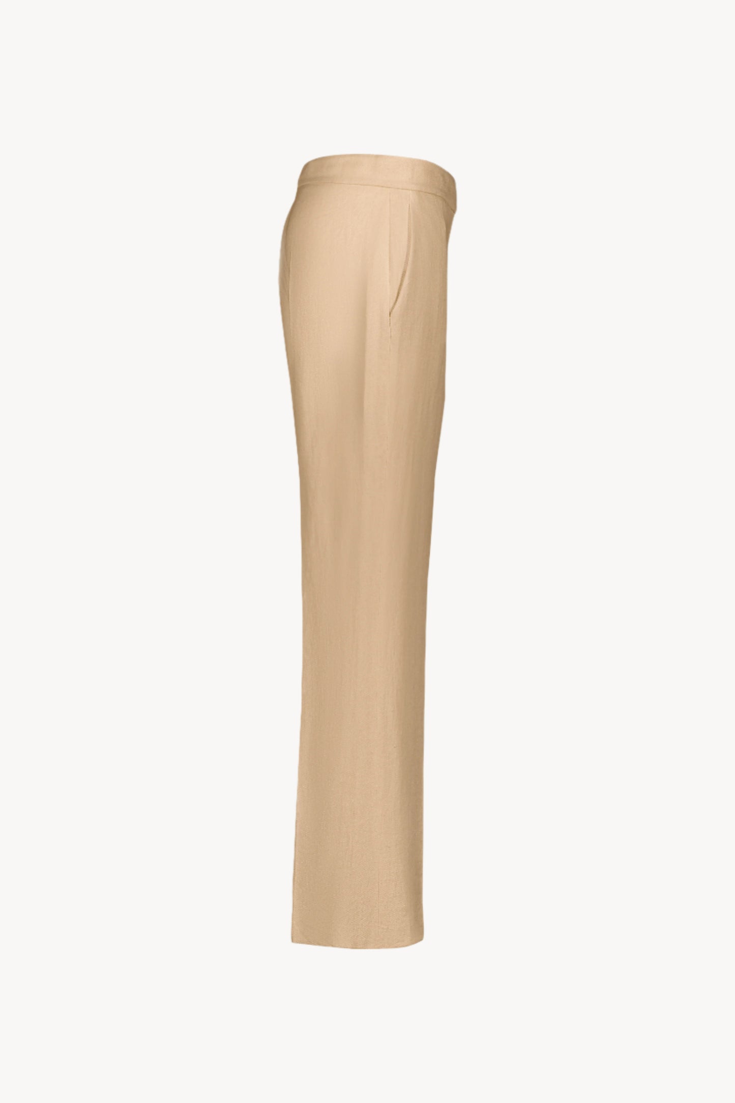 Beige linen pants