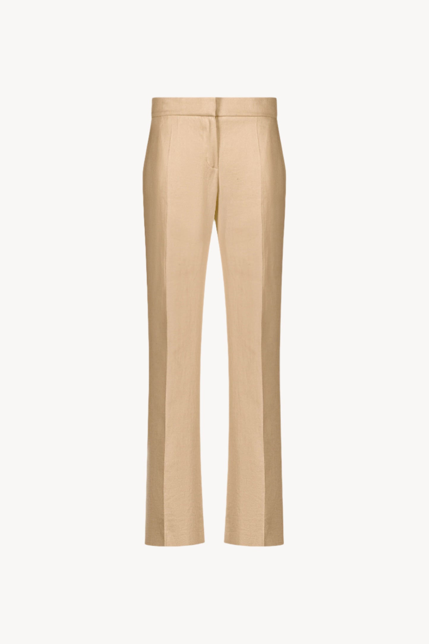 Beige linen pants