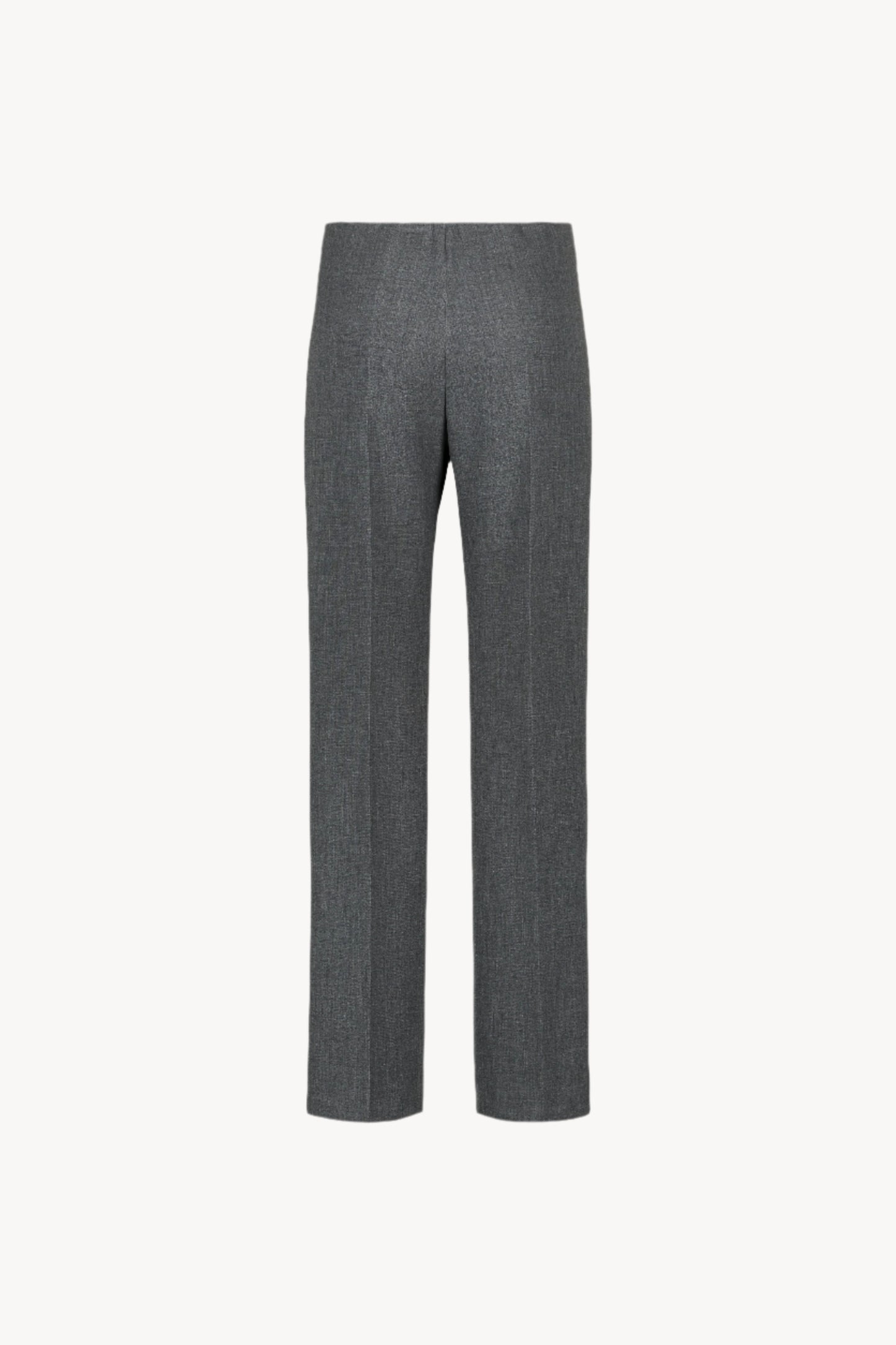Pantalon droit à plis gris