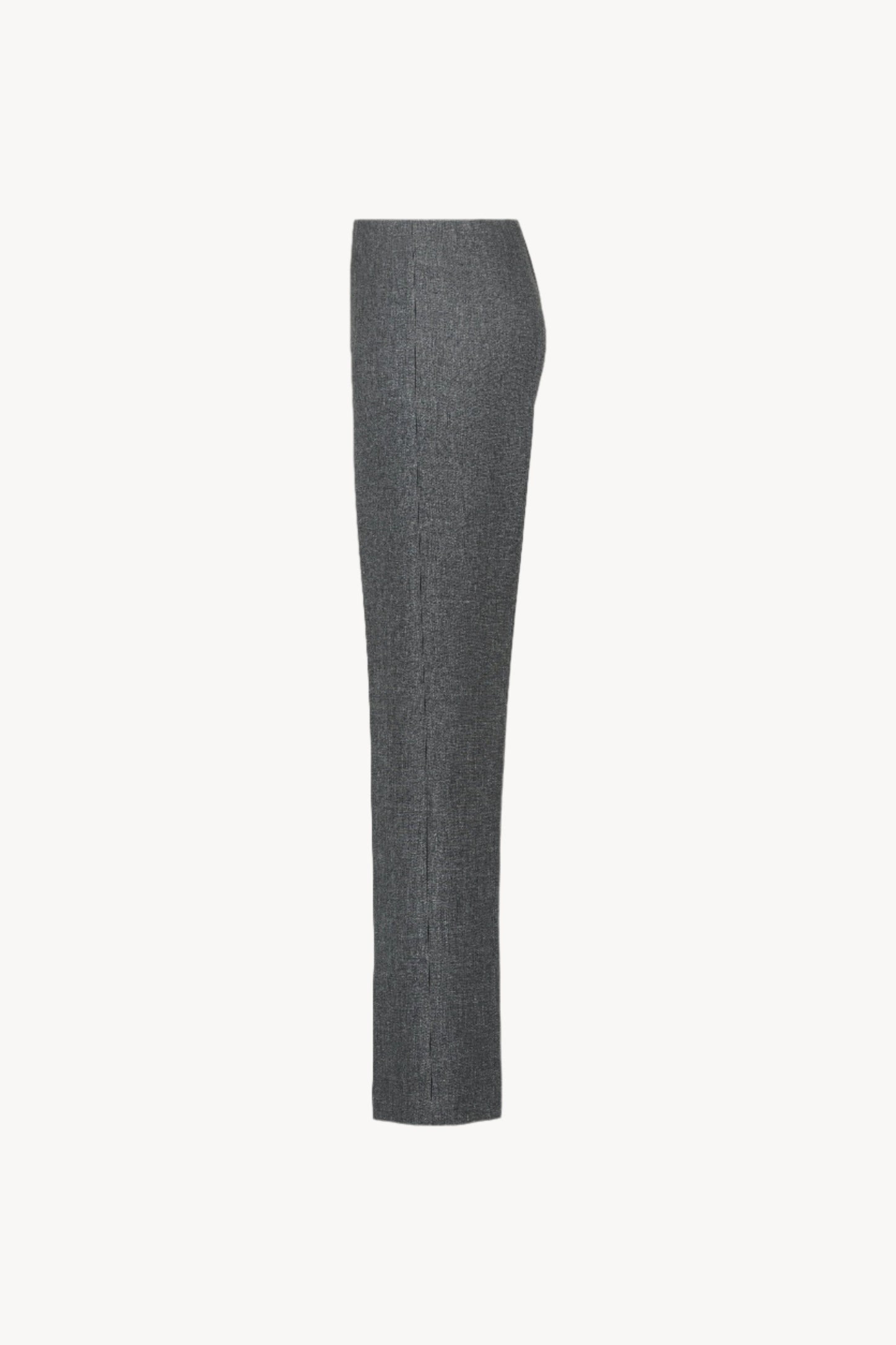 Pantalon droit à plis gris