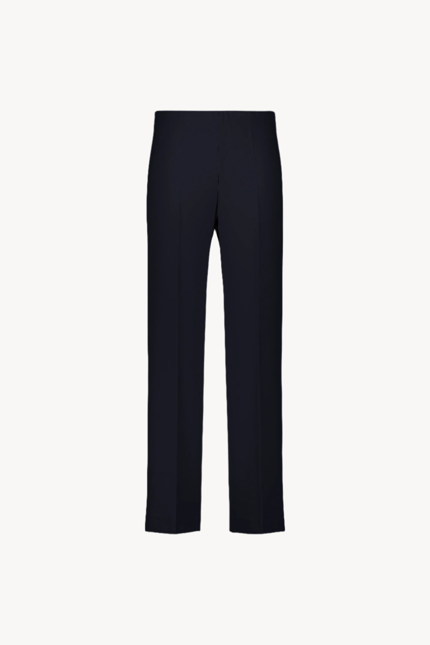 Pantalon droit à plis marine