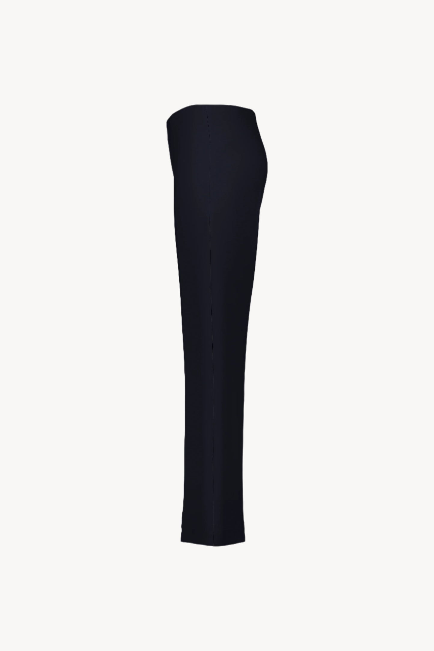 Pantalon droit à plis marine