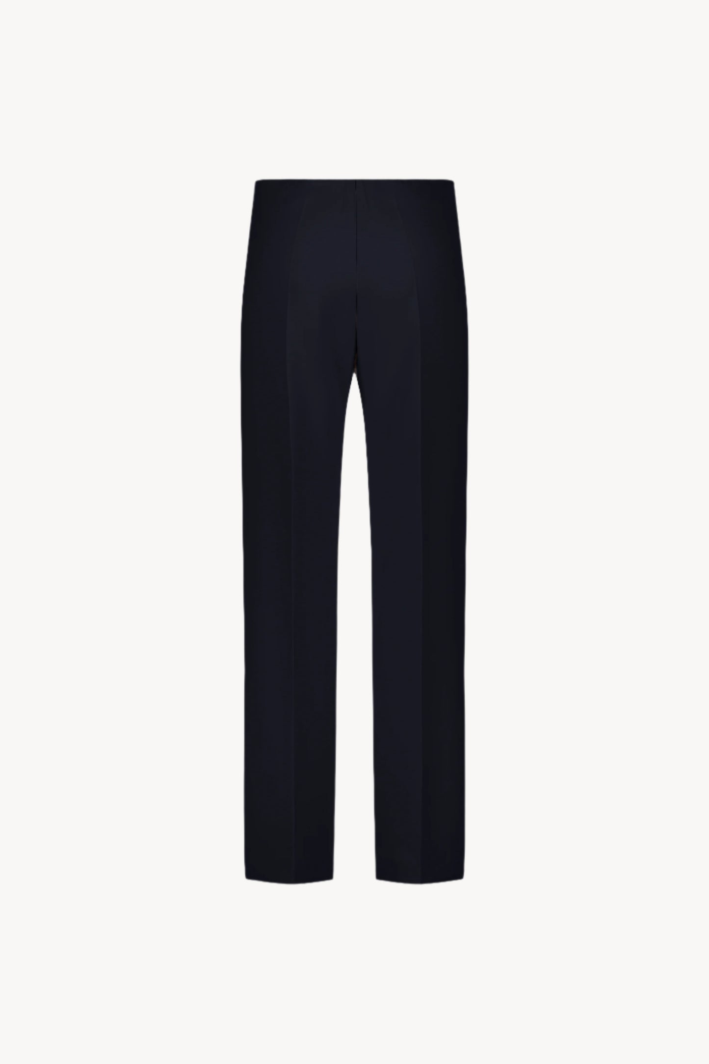 Pantalon droit à plis marine
