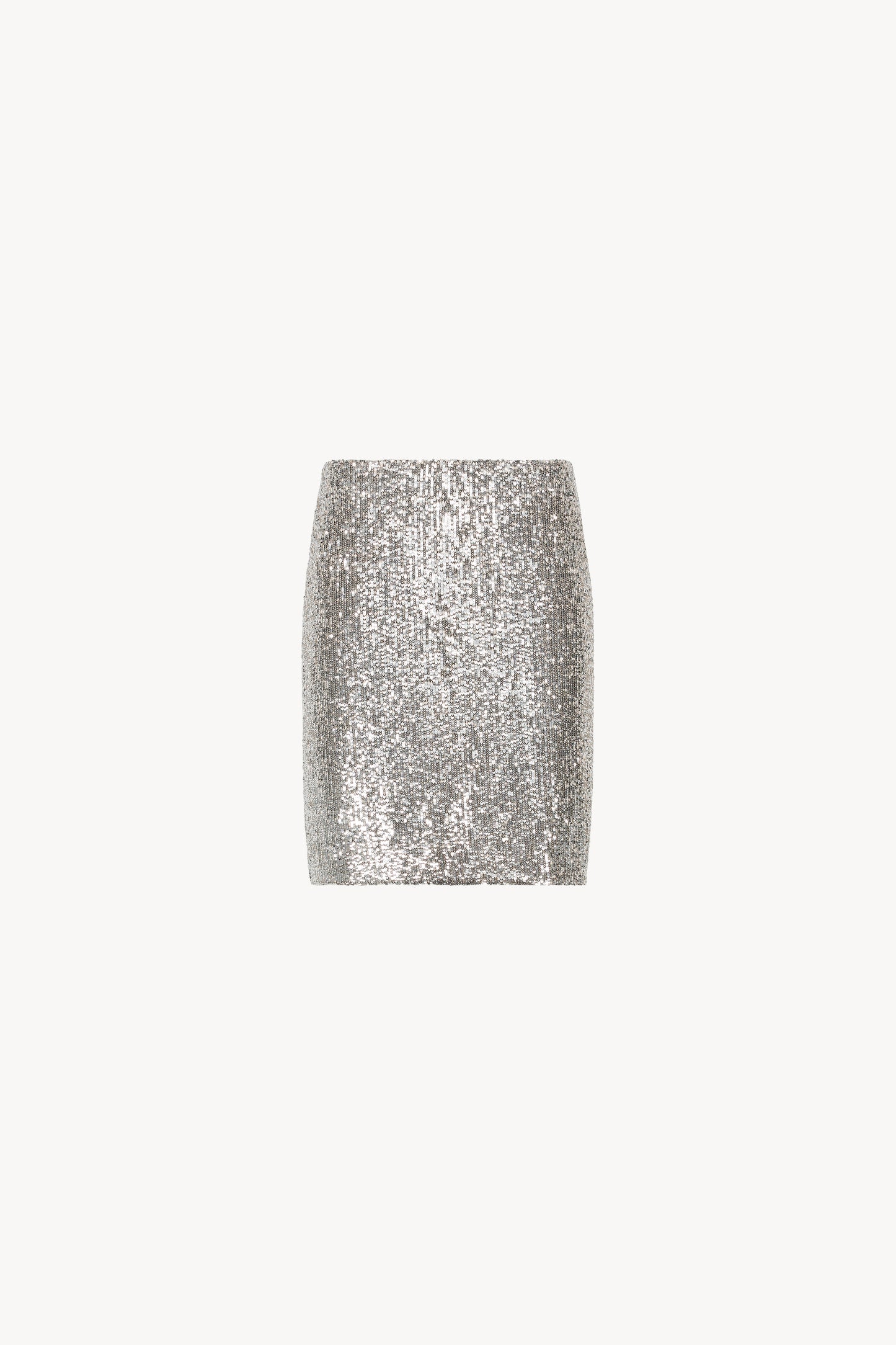 Jupe à sequins argent