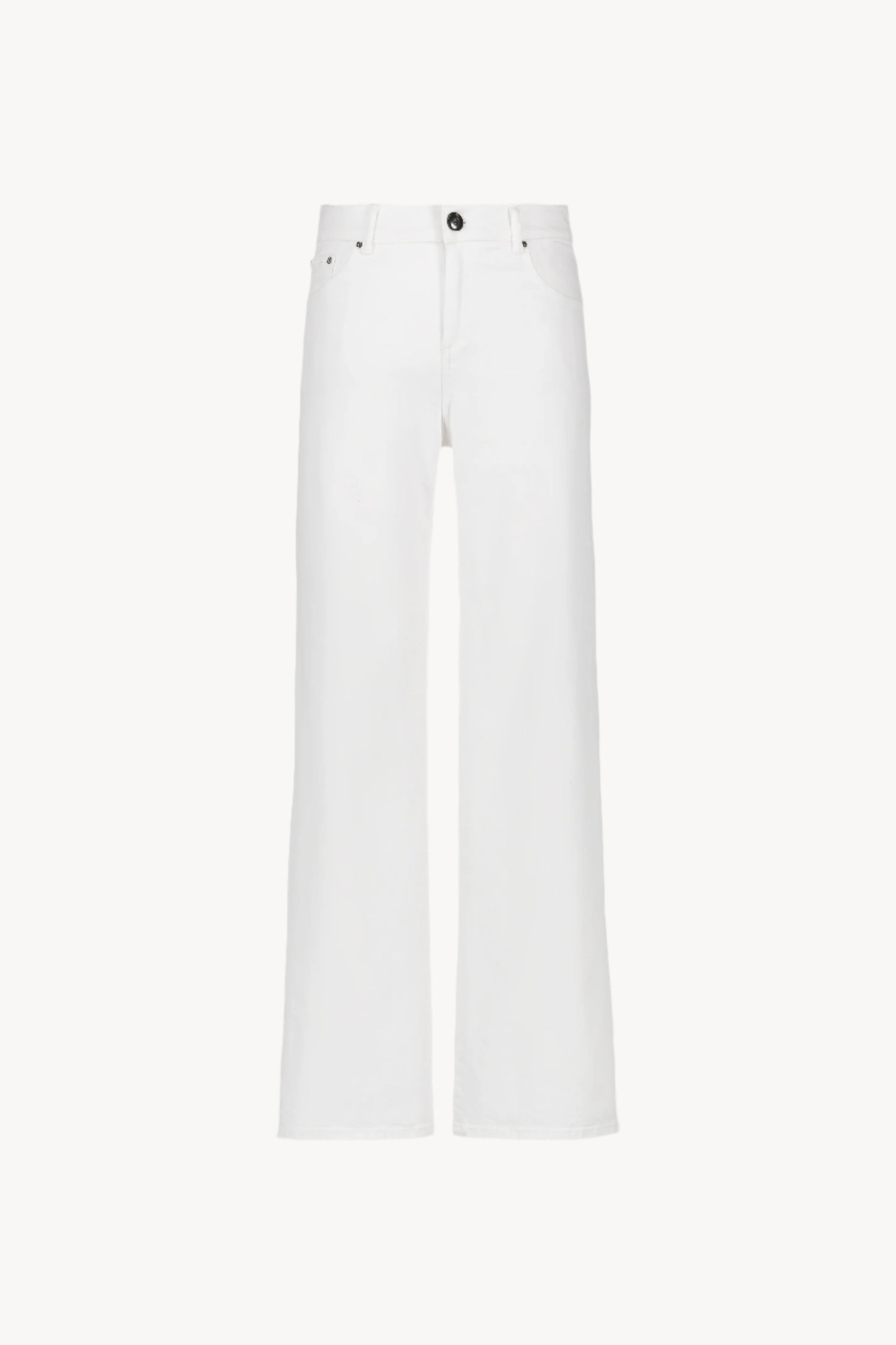 Jeans large blanc denim