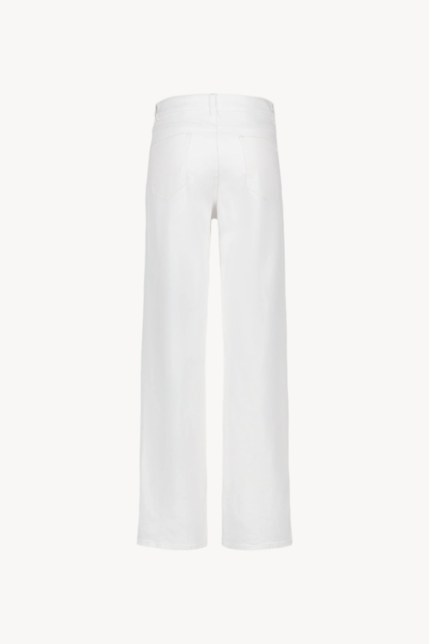 Jeans large blanc denim
