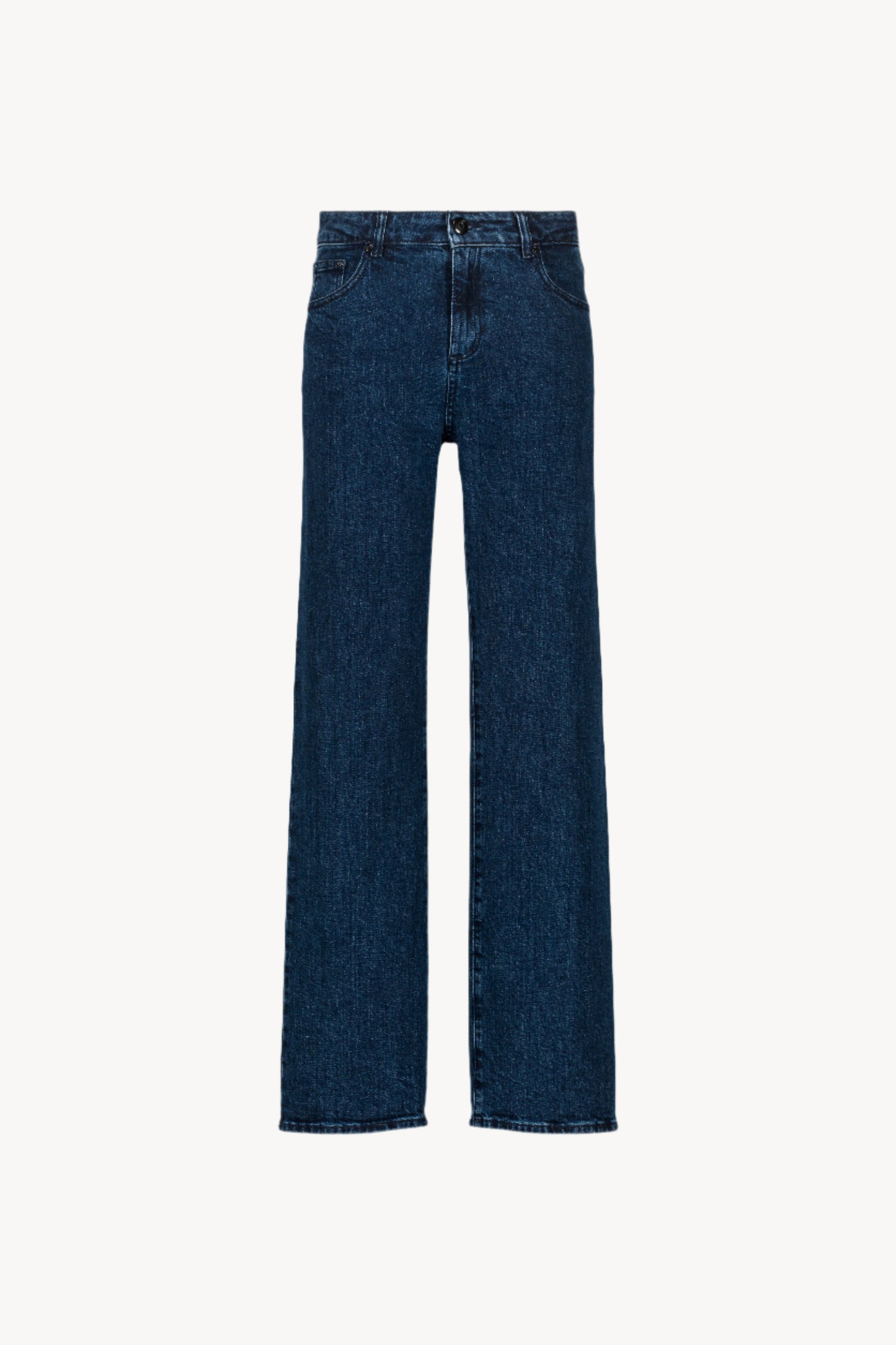 Jeans large bleu denim