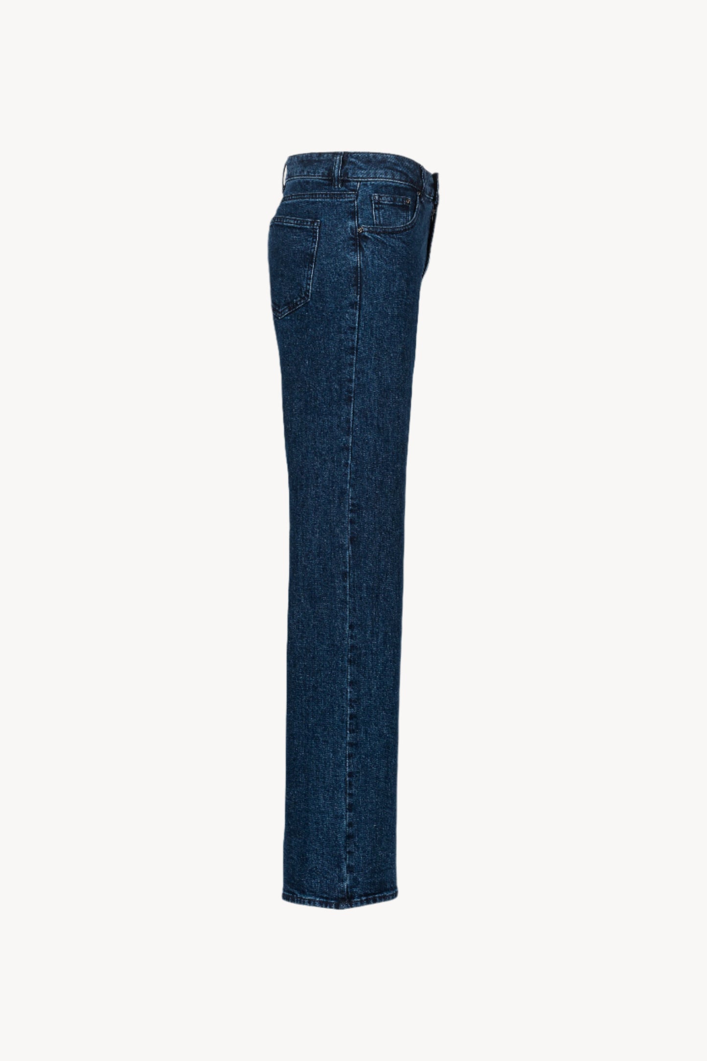 Jeans large bleu denim