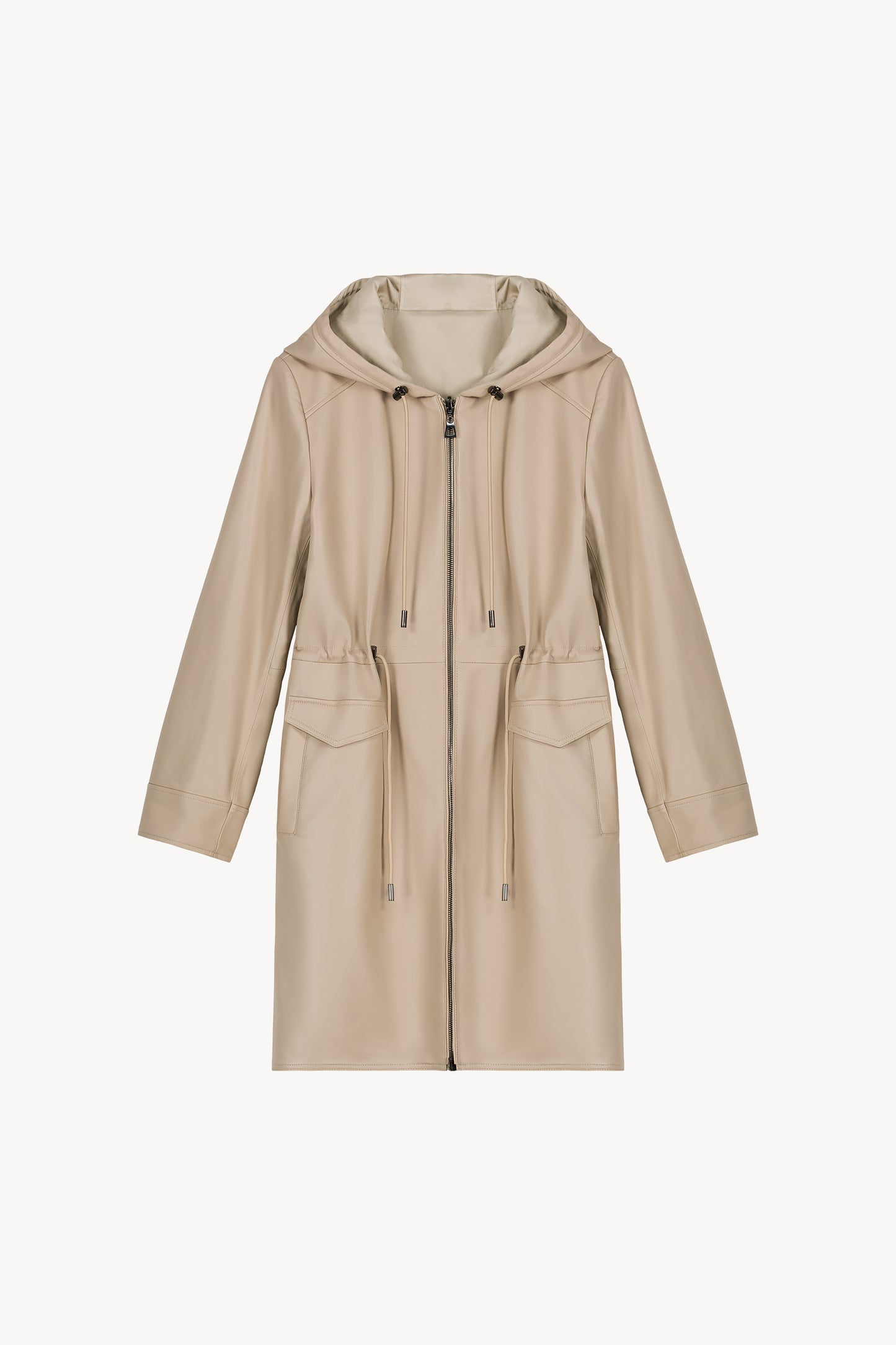 Parka réversible beige
