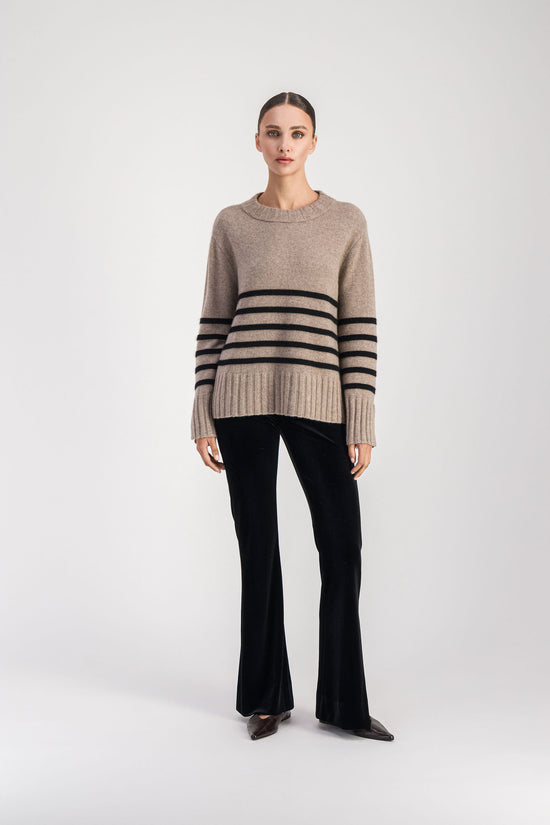 Medium taupe sailor sweater