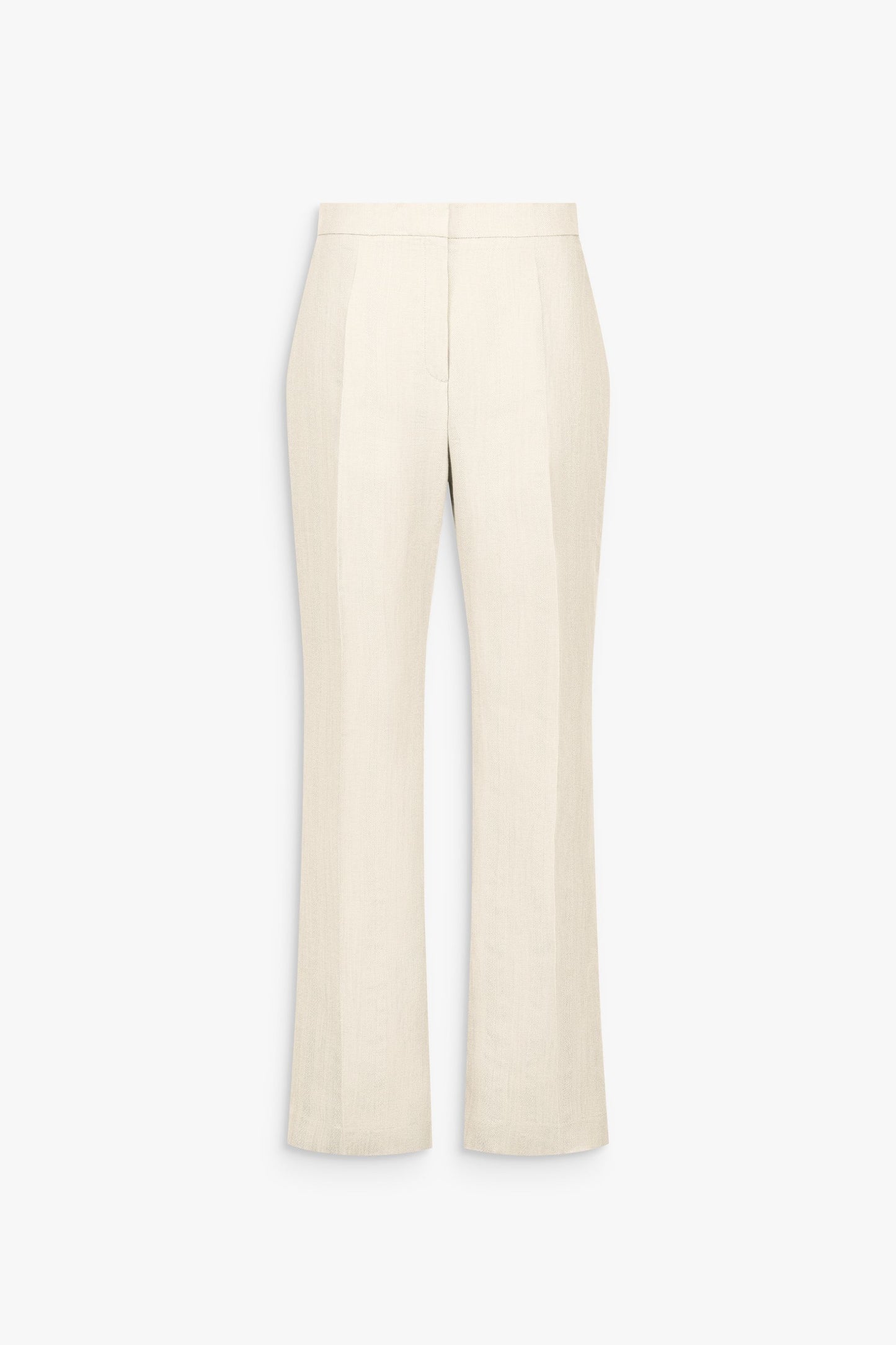 Yellow straight-leg trousers