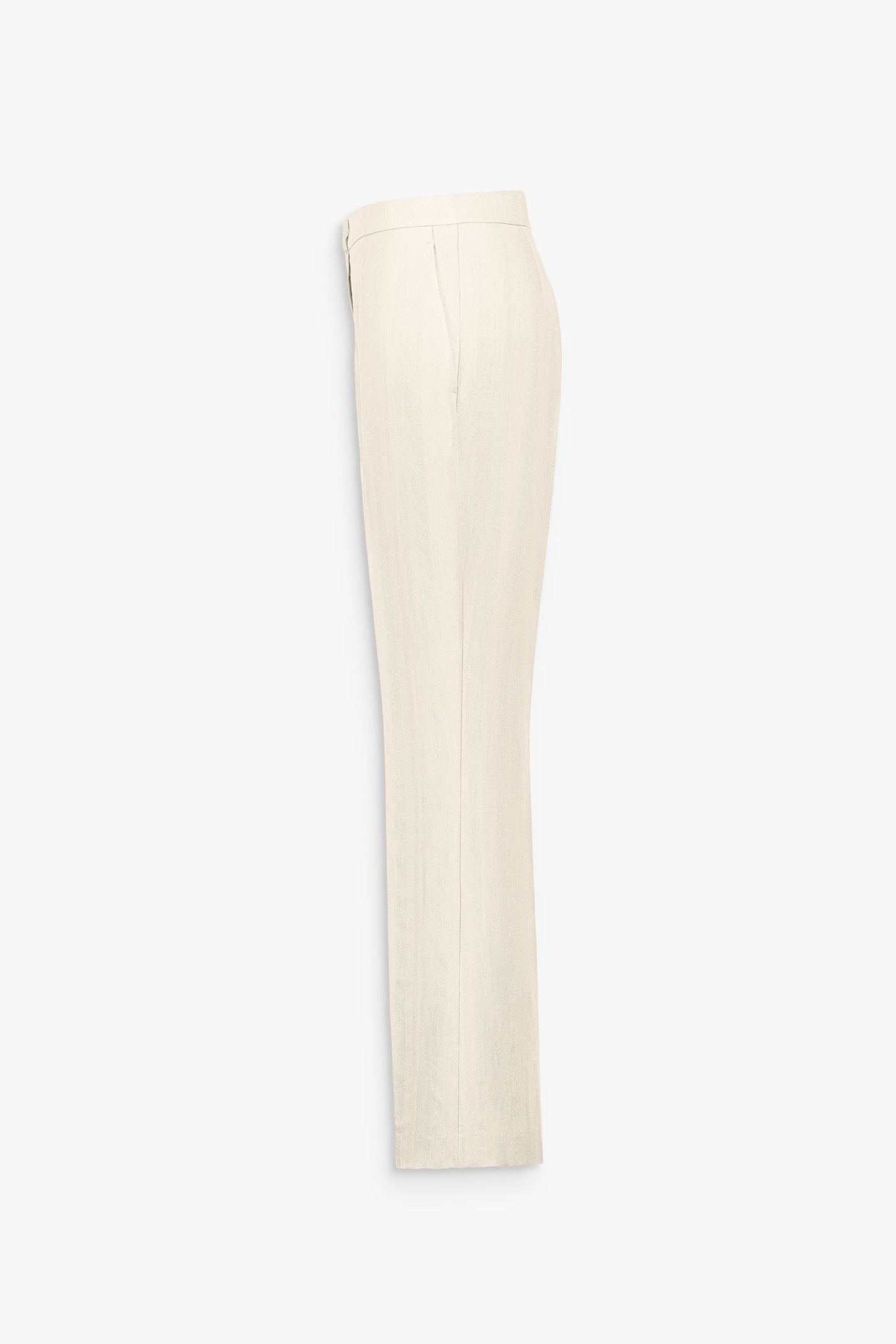 Yellow straight-leg trousers