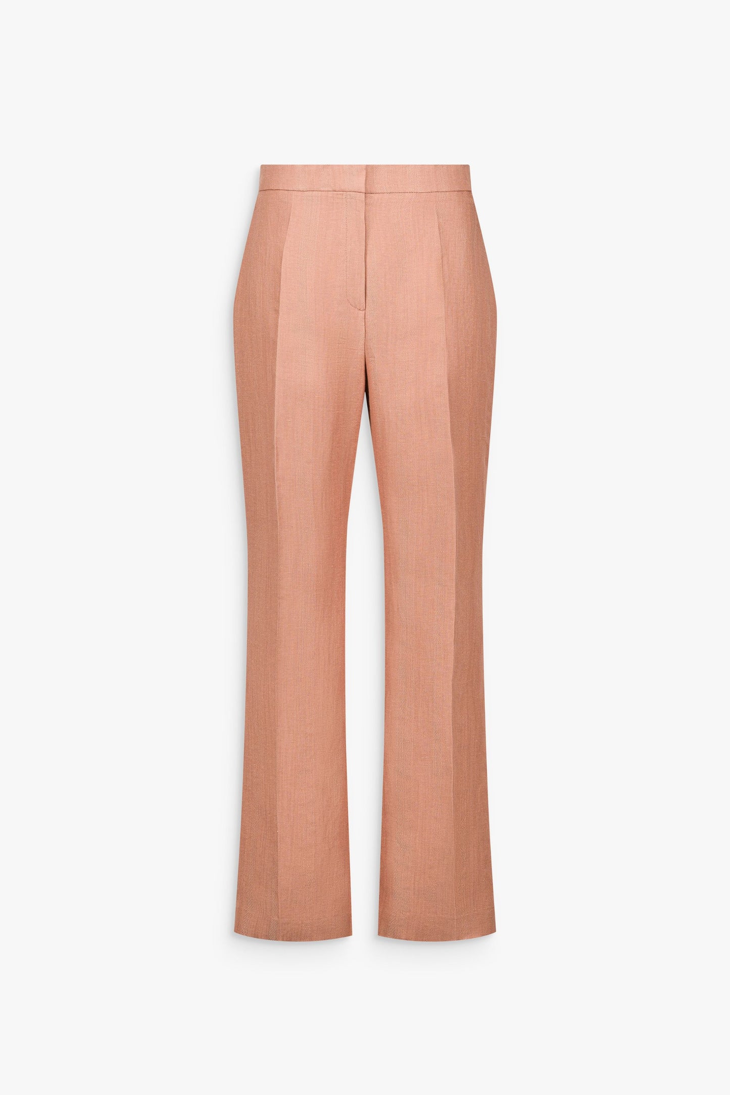 Pink straight-leg trousers