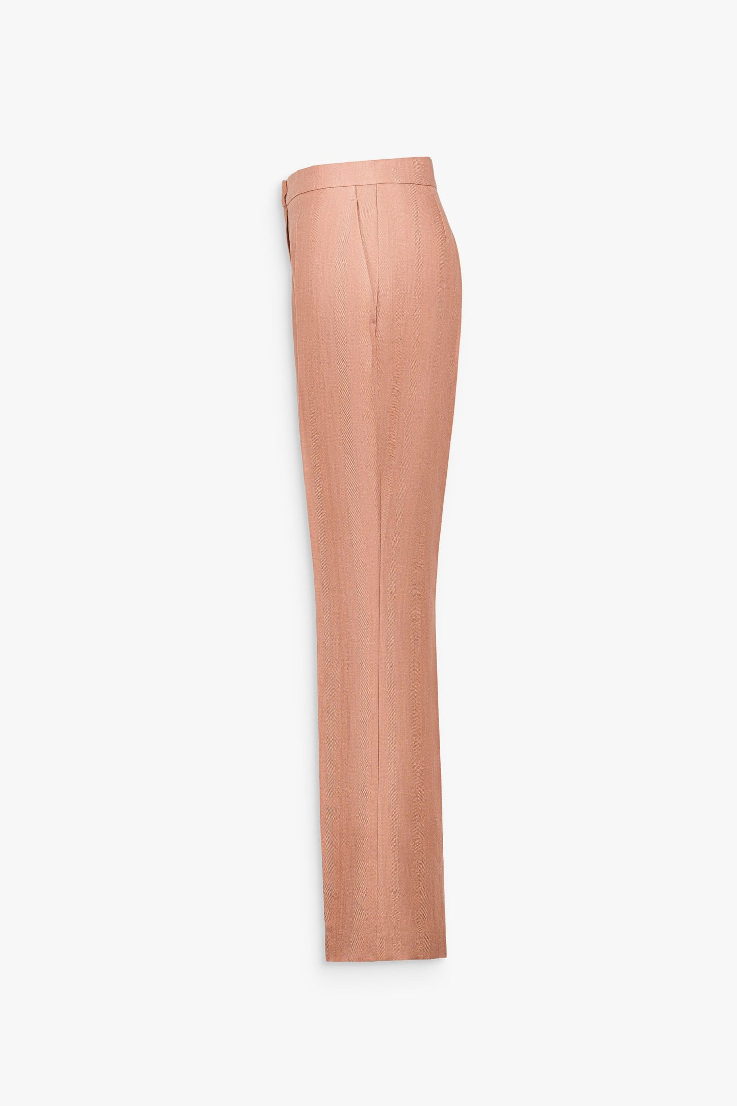 Pink straight-leg trousers