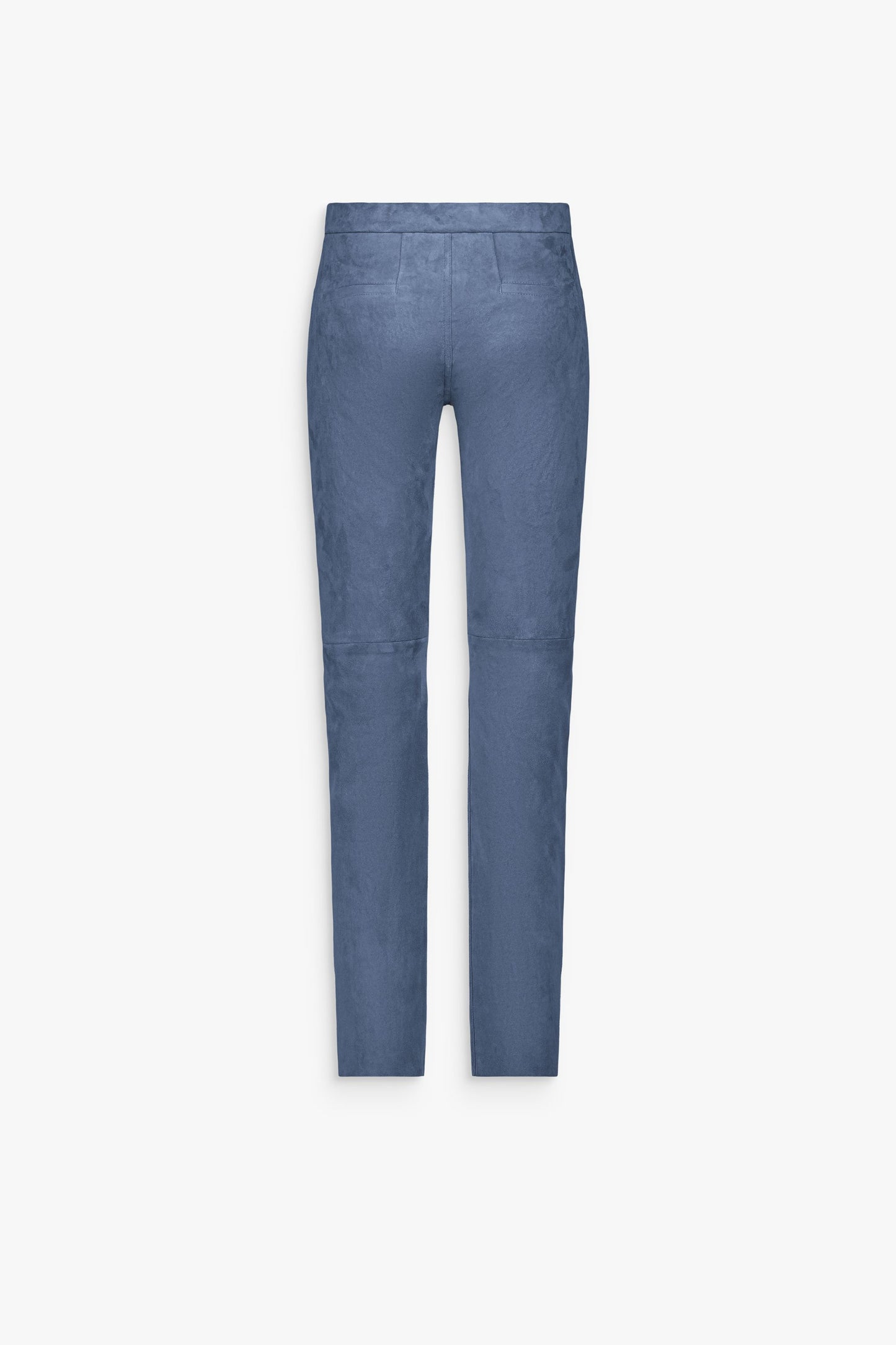 Pantalon en daim bleu denim