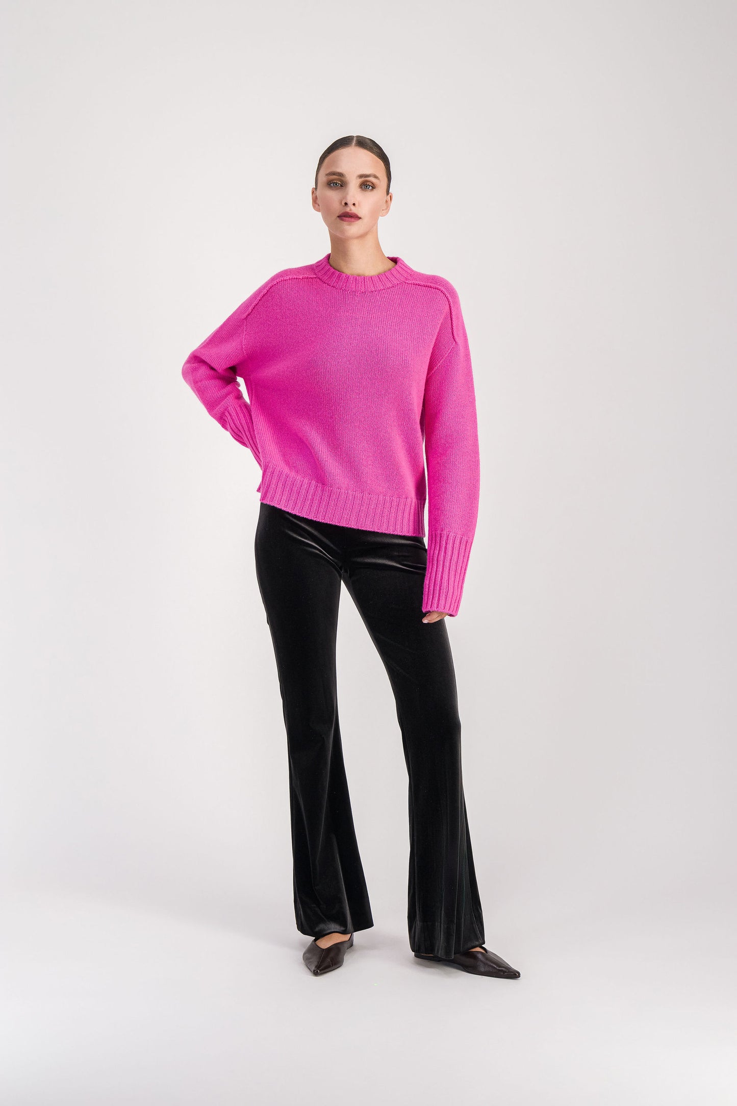 Pull oversize fuchsia