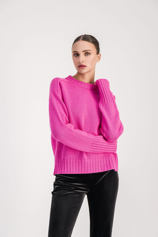 Pull oversize fuchsia