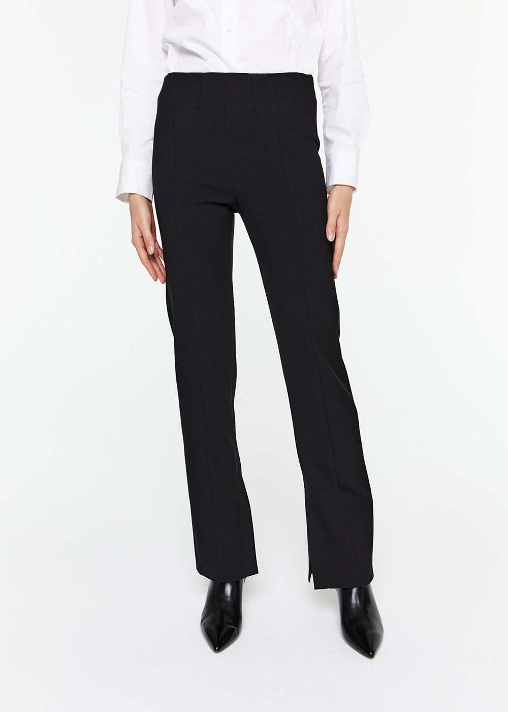 Pantalon étroit stretch noir