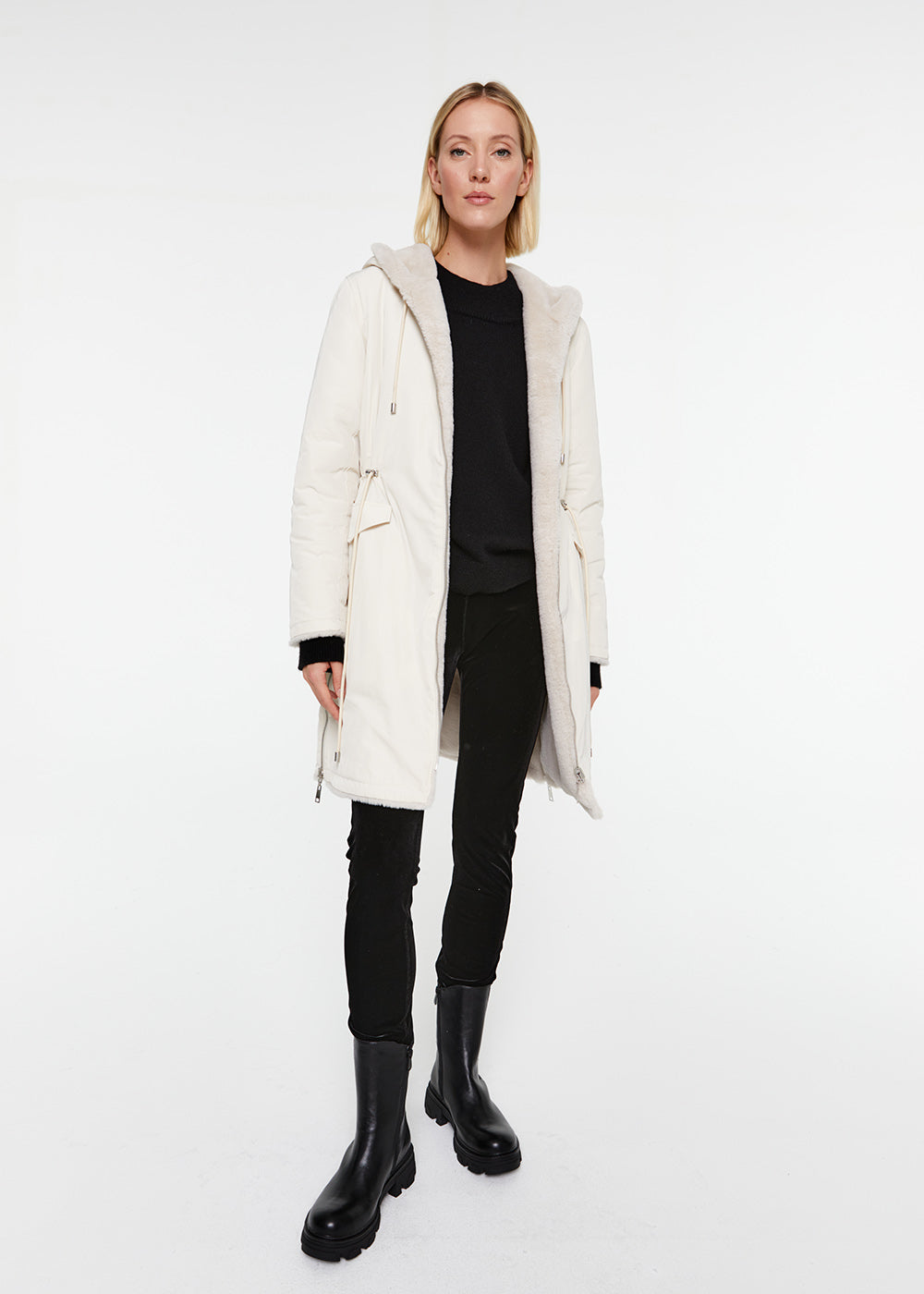 Parka fausse online fourrure