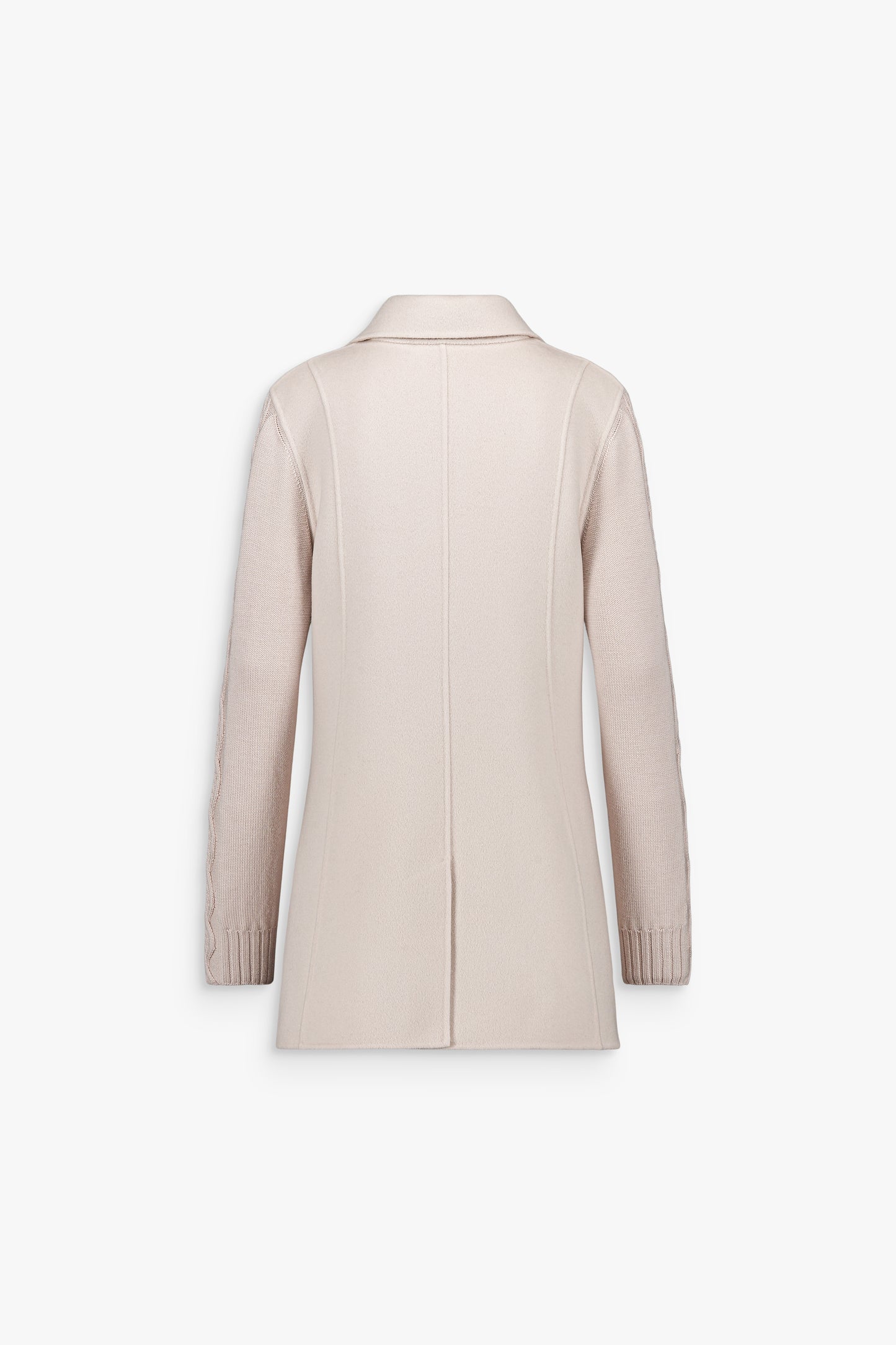 Manteau croisé beton en double face