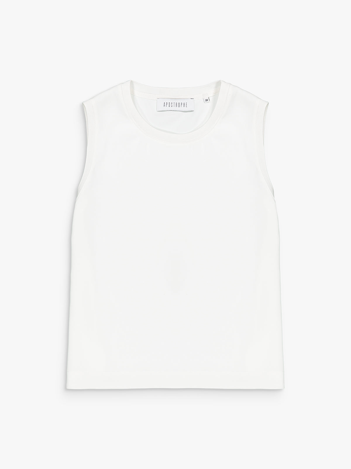 Debardeur sans manches blanc