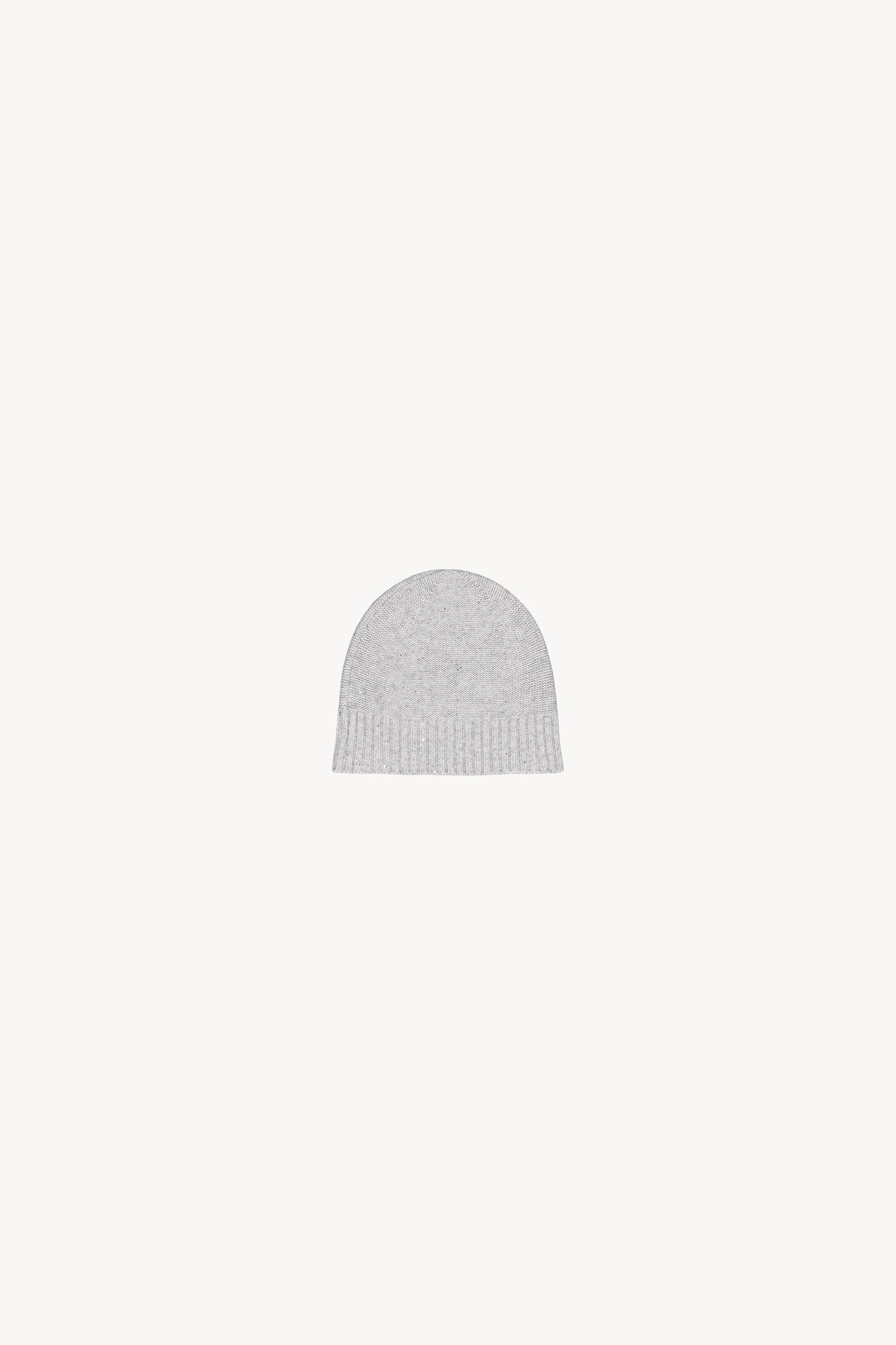 Bonnet en cachemire orné de sequins 