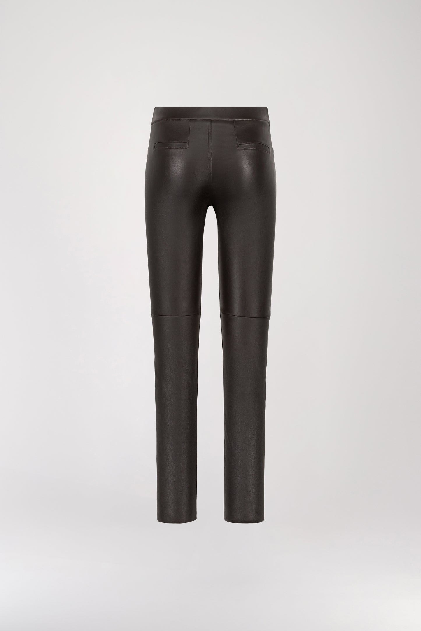 Pantalon Legging Ébène en Cuir