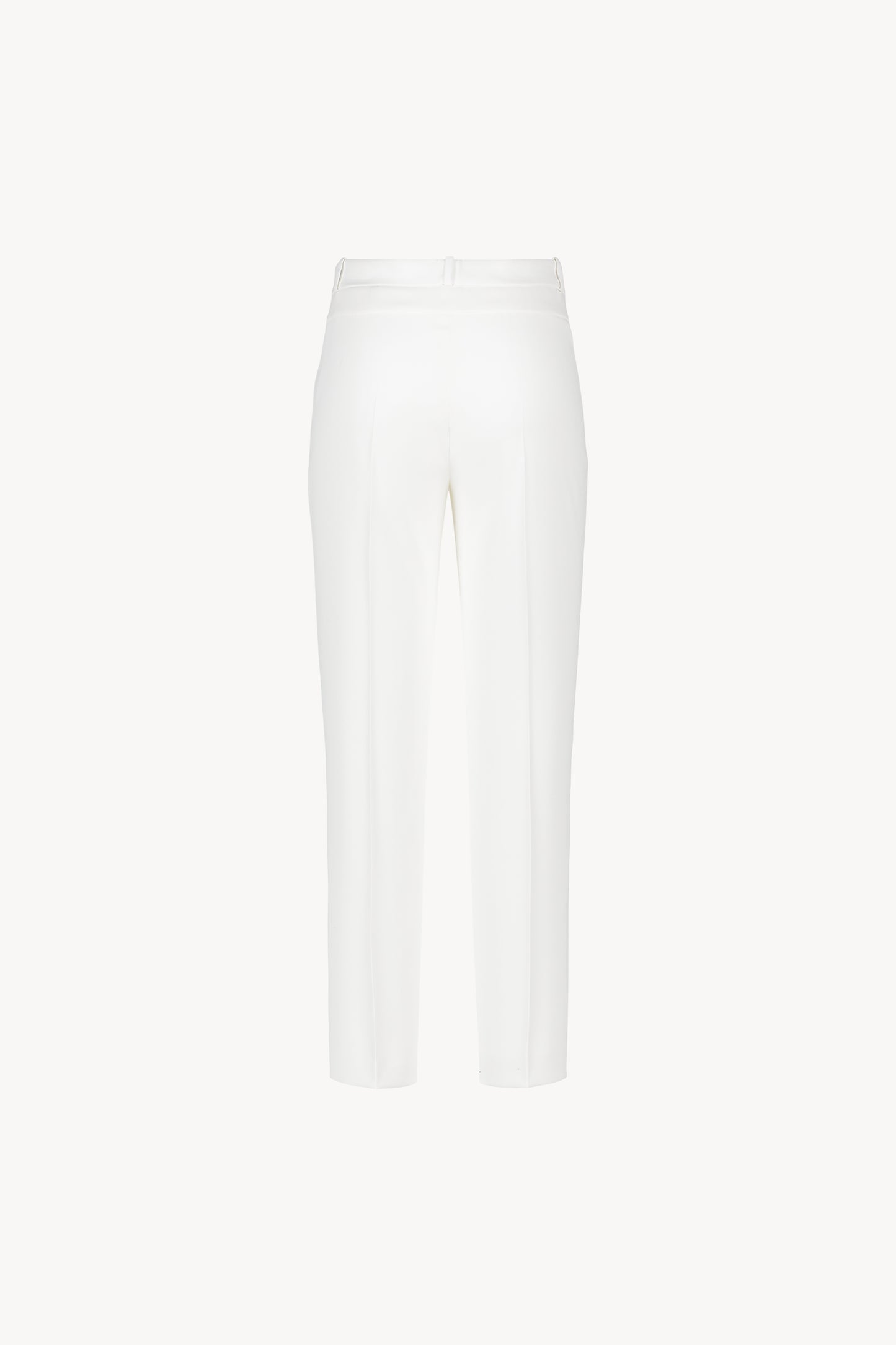 Pantalon blanc cassé avec une coupe droite