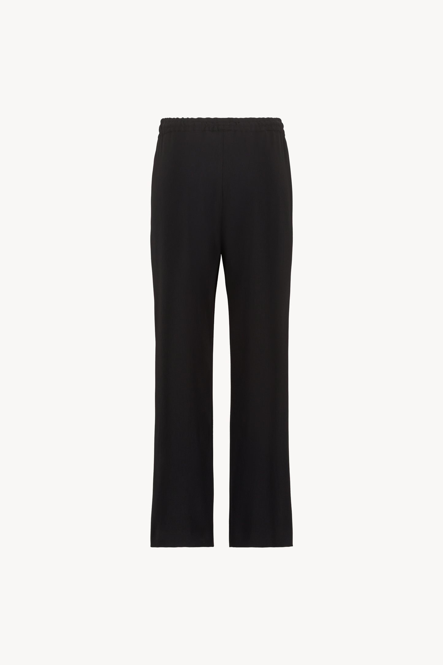 Pantalon fluide large marine avec  cordons réglables avec embouts métal gravés