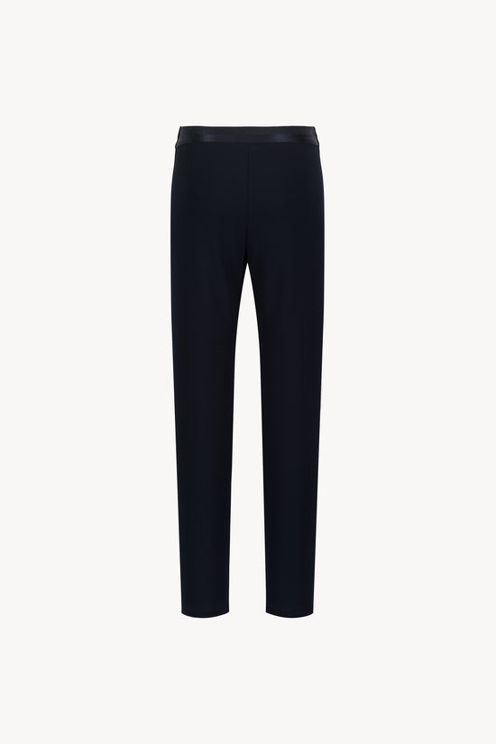 Pantalon legging à pince marine, ajusté  ( taille élastique ).