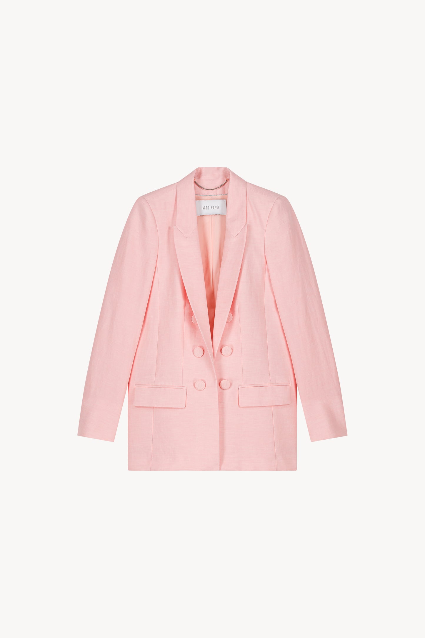 Veste tailleur avec un col tailleur et une coupe large