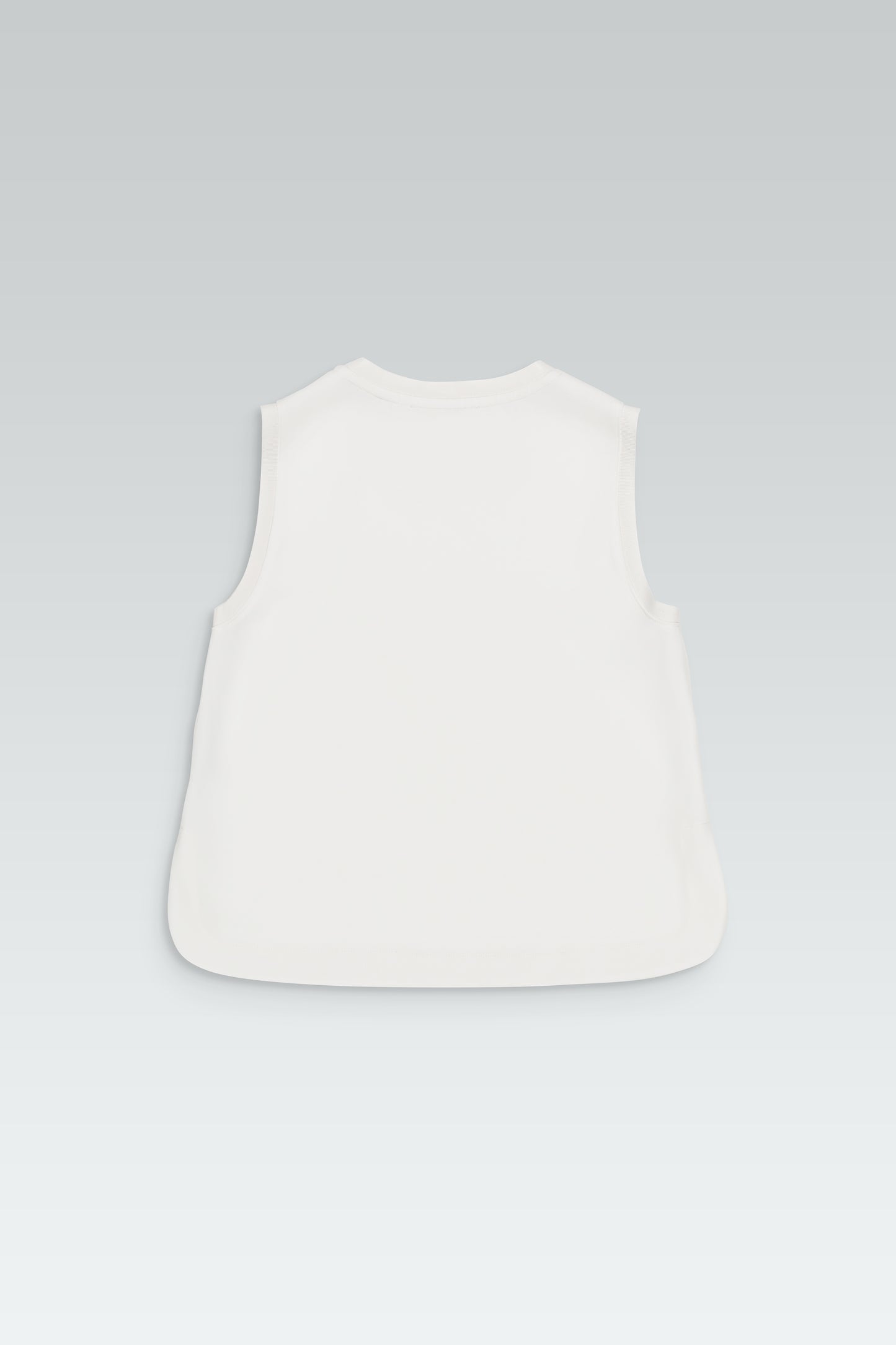 Light, off-white sleeveless top