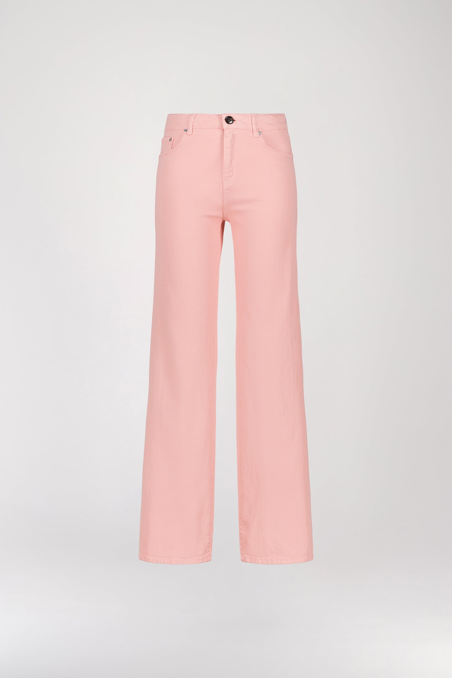 Wide apricot denim jeans