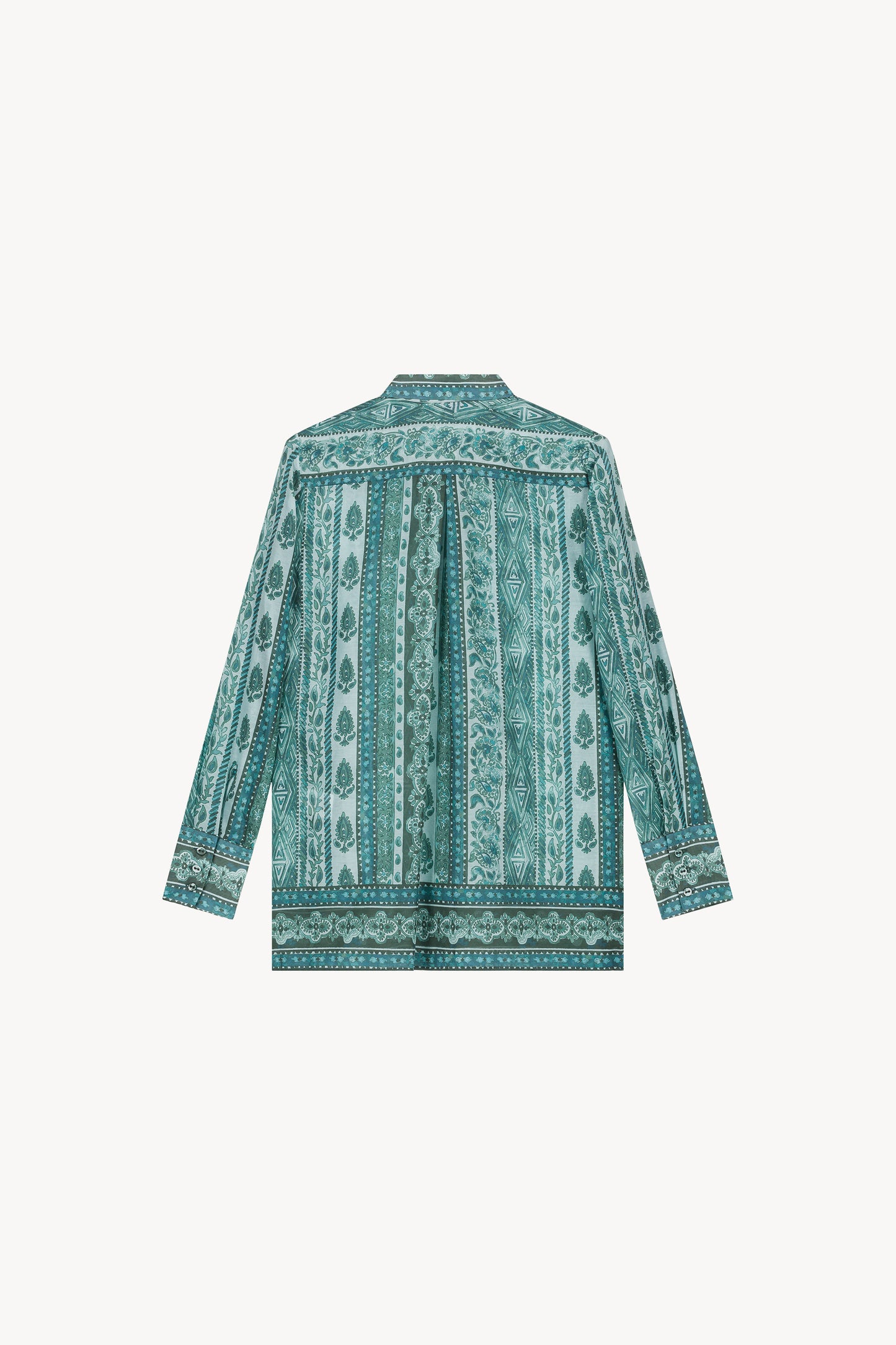 Chemise fluide imprimé kaki