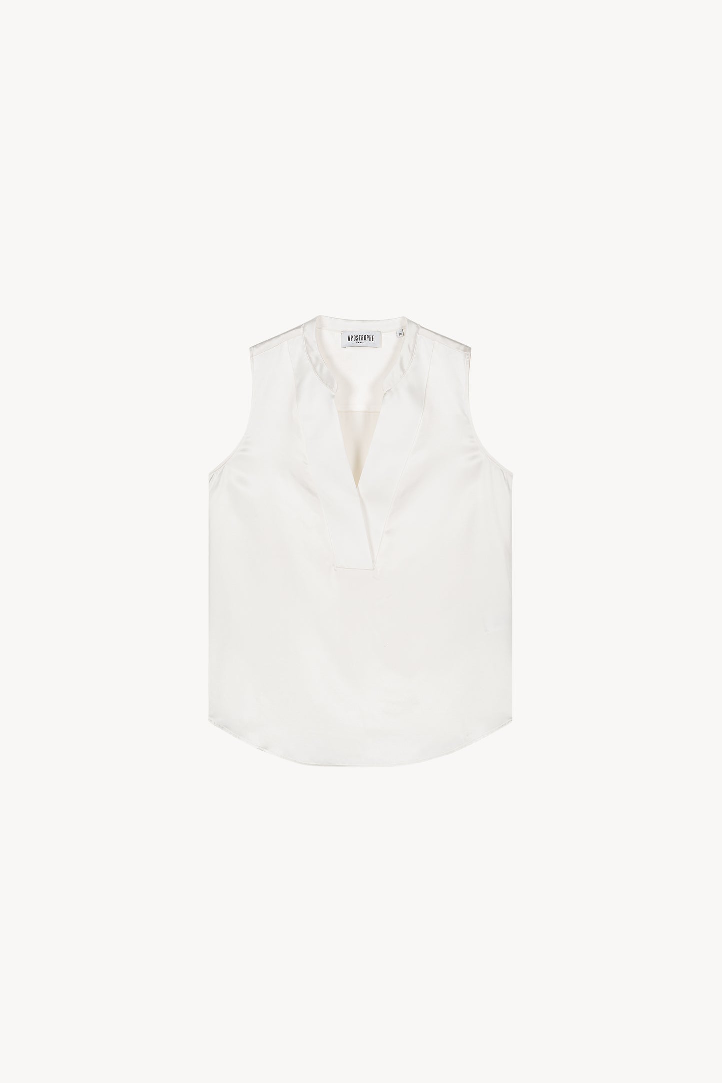 White officer collar blouse
