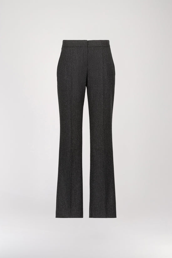 Pantalon Droit Gris Moyen