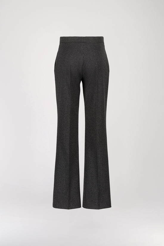 Pantalon Droit Gris Moyen