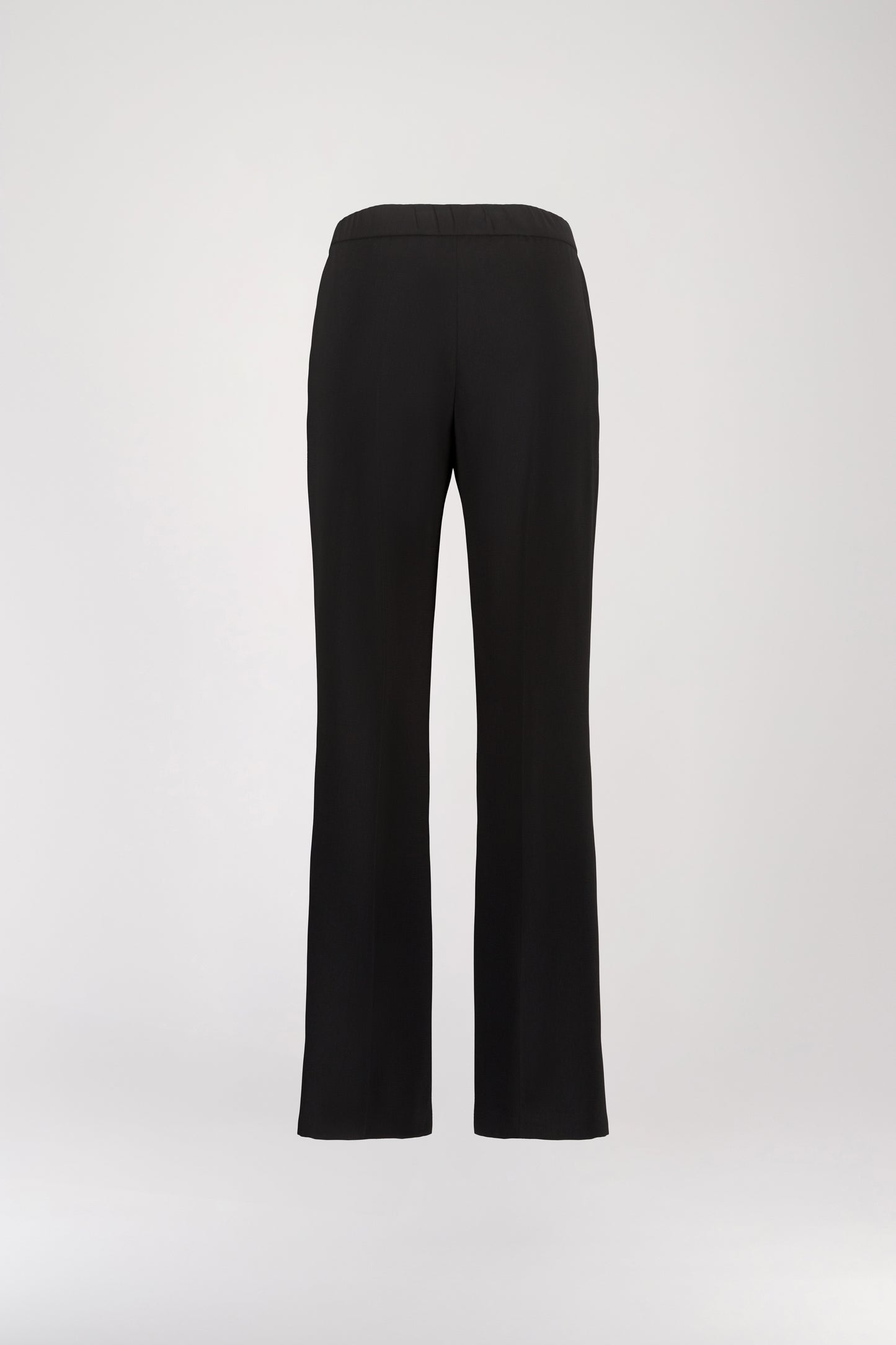 Pantalon Droit Noir avec Poches Italiennes