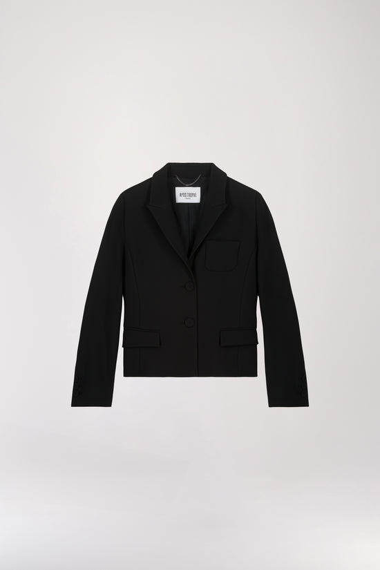 Veste Courte Col Tailleur